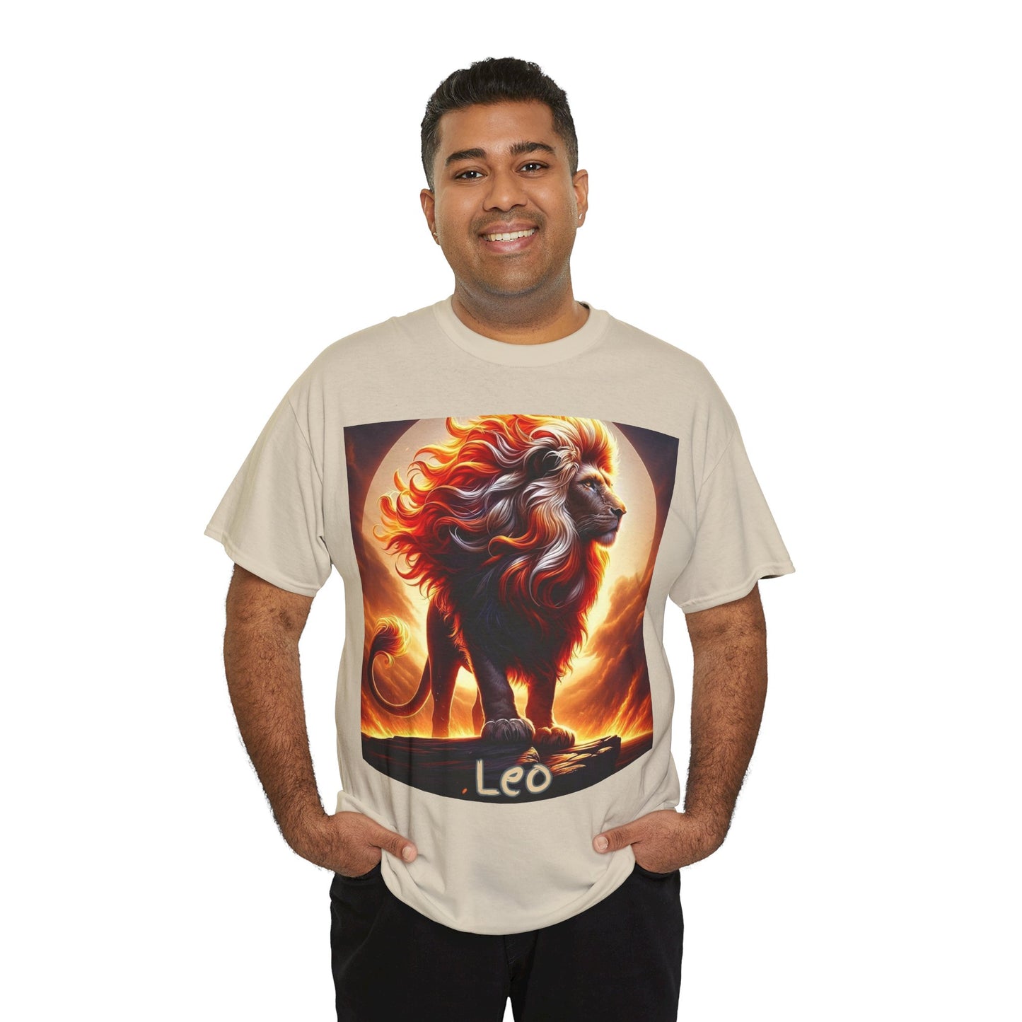 Leo Unisex Heavy Cotton Tee