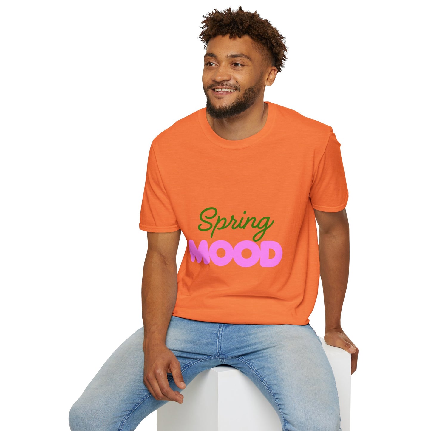 Spring Mood Unisex Softstyle T-Shirt - Casual Graphic Tee for Springtime Celebrations