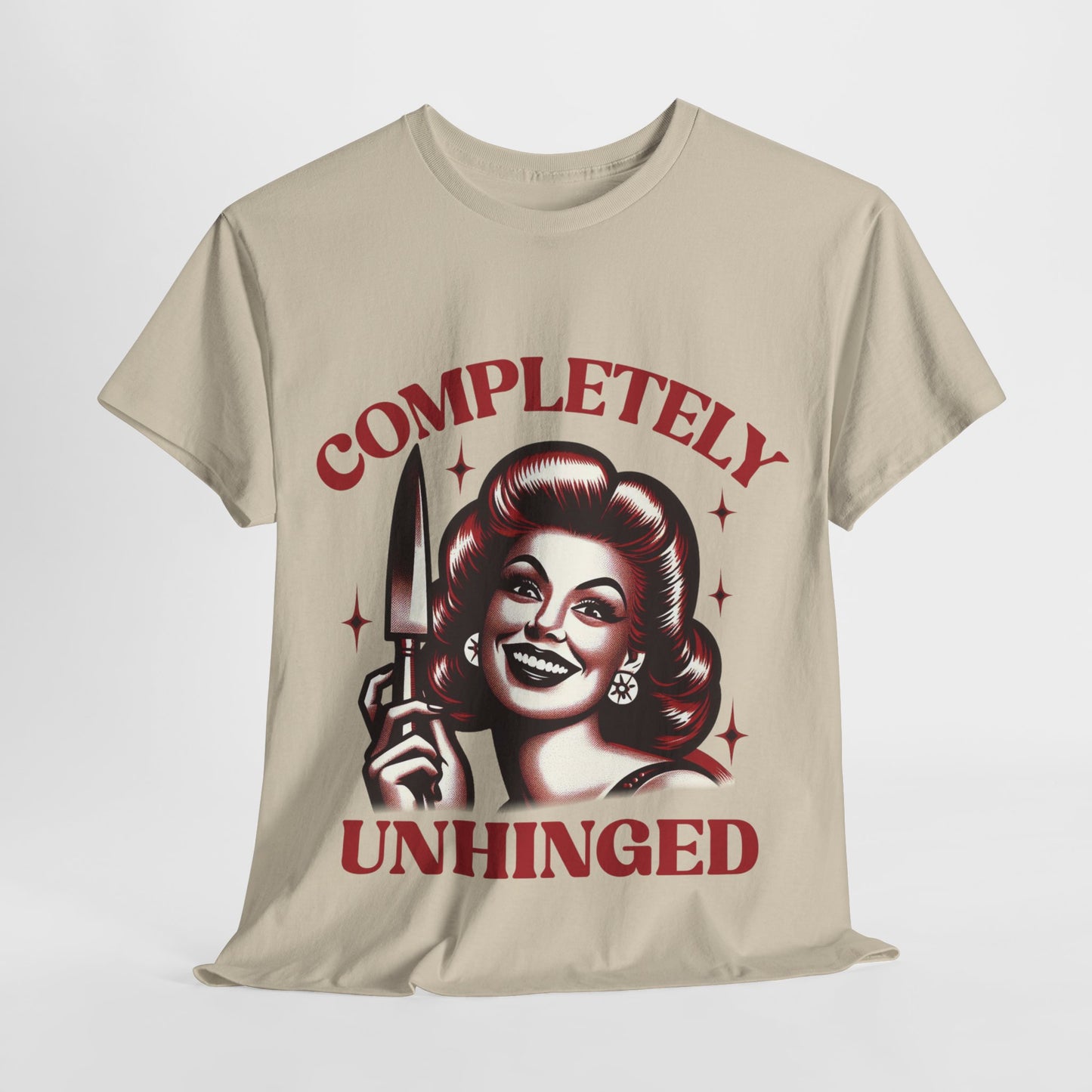 Completely Unhinged Unisex Heavy Cotton Tee