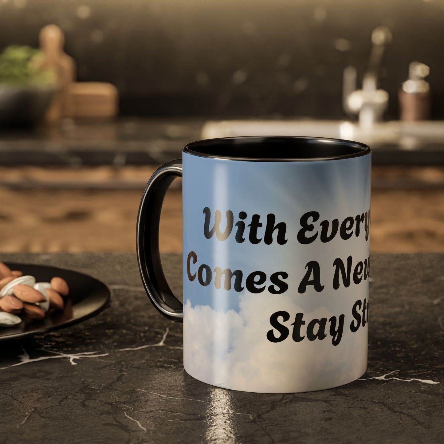 With Every Sunrise Inspirational Colorful Mugs (11oz, 15oz)