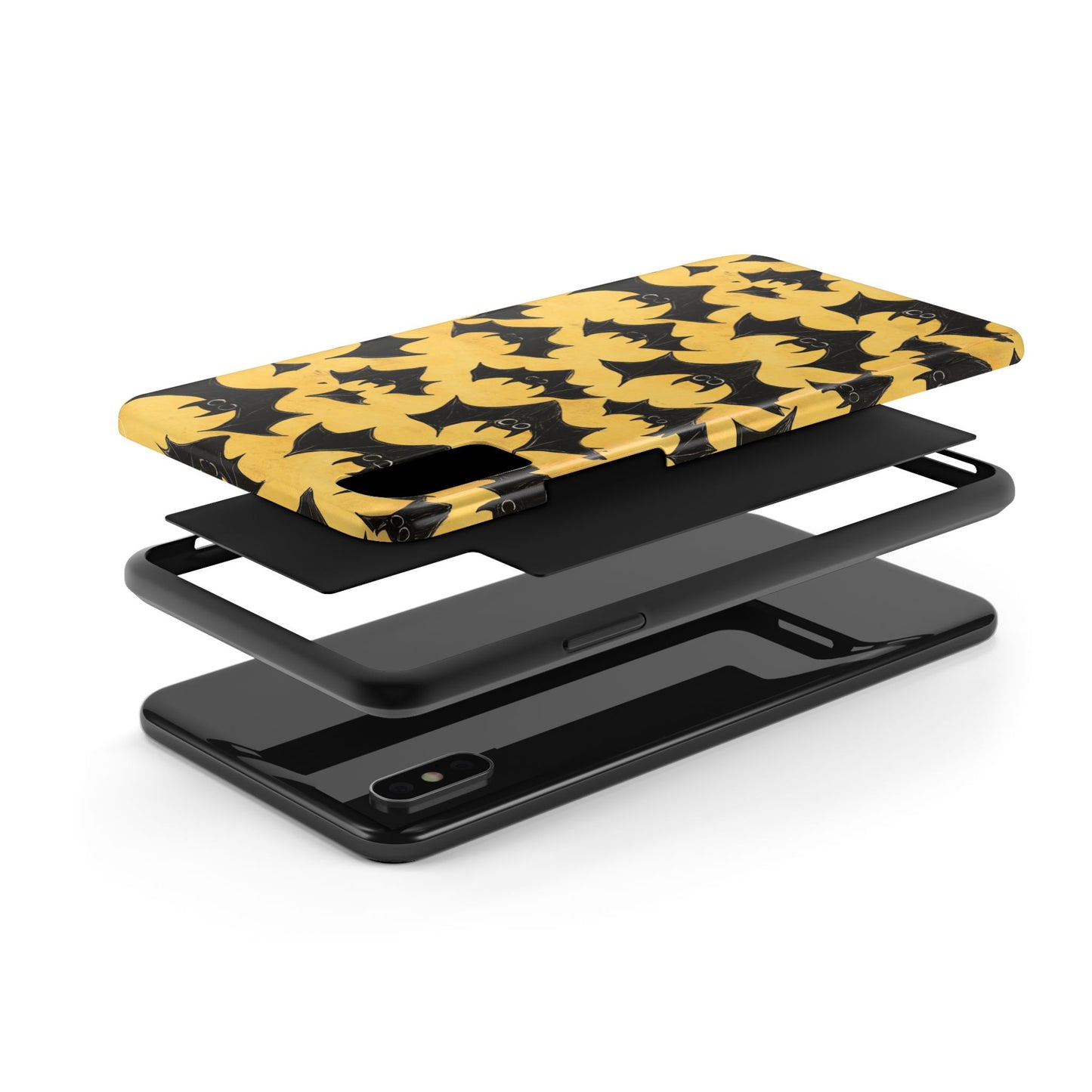 Halloween Yellow Bats Tough Phone Cases