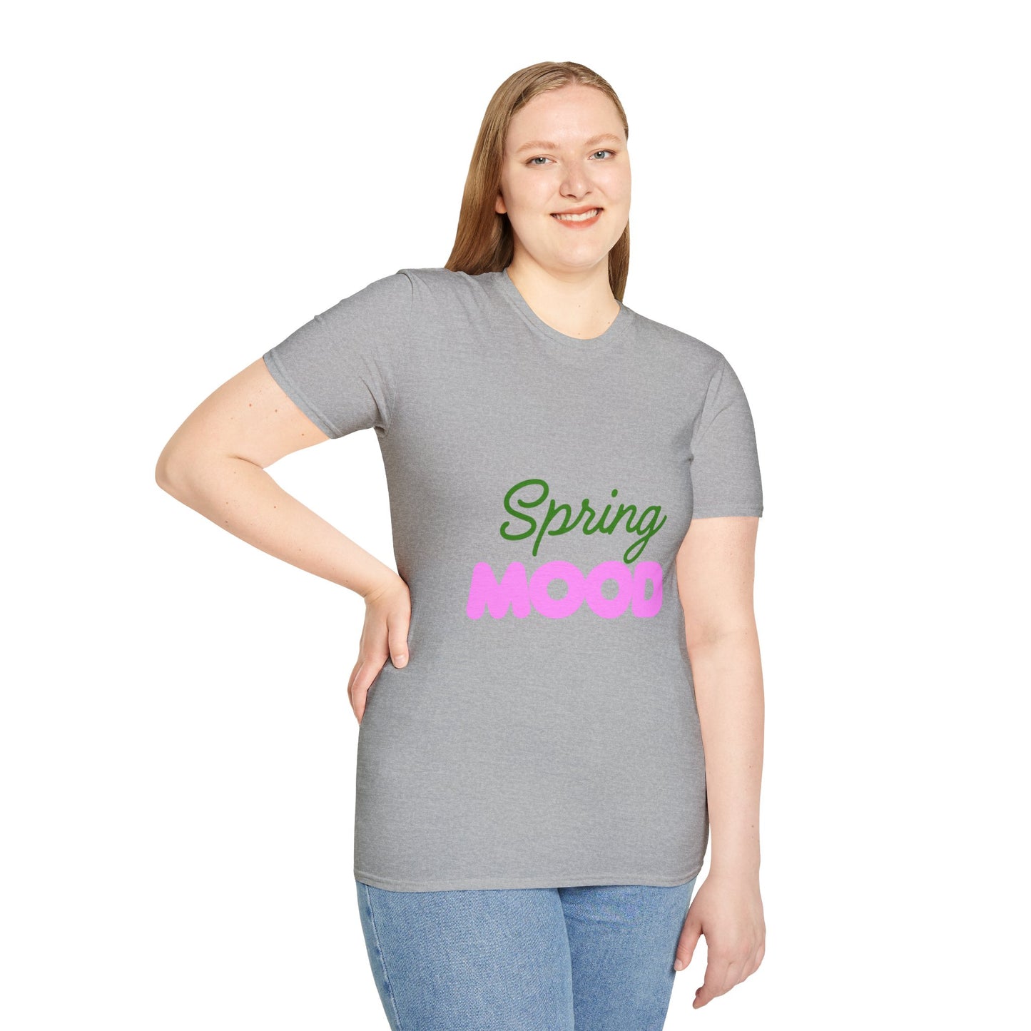 Spring Mood Unisex Softstyle T-Shirt - Casual Graphic Tee for Springtime Celebrations