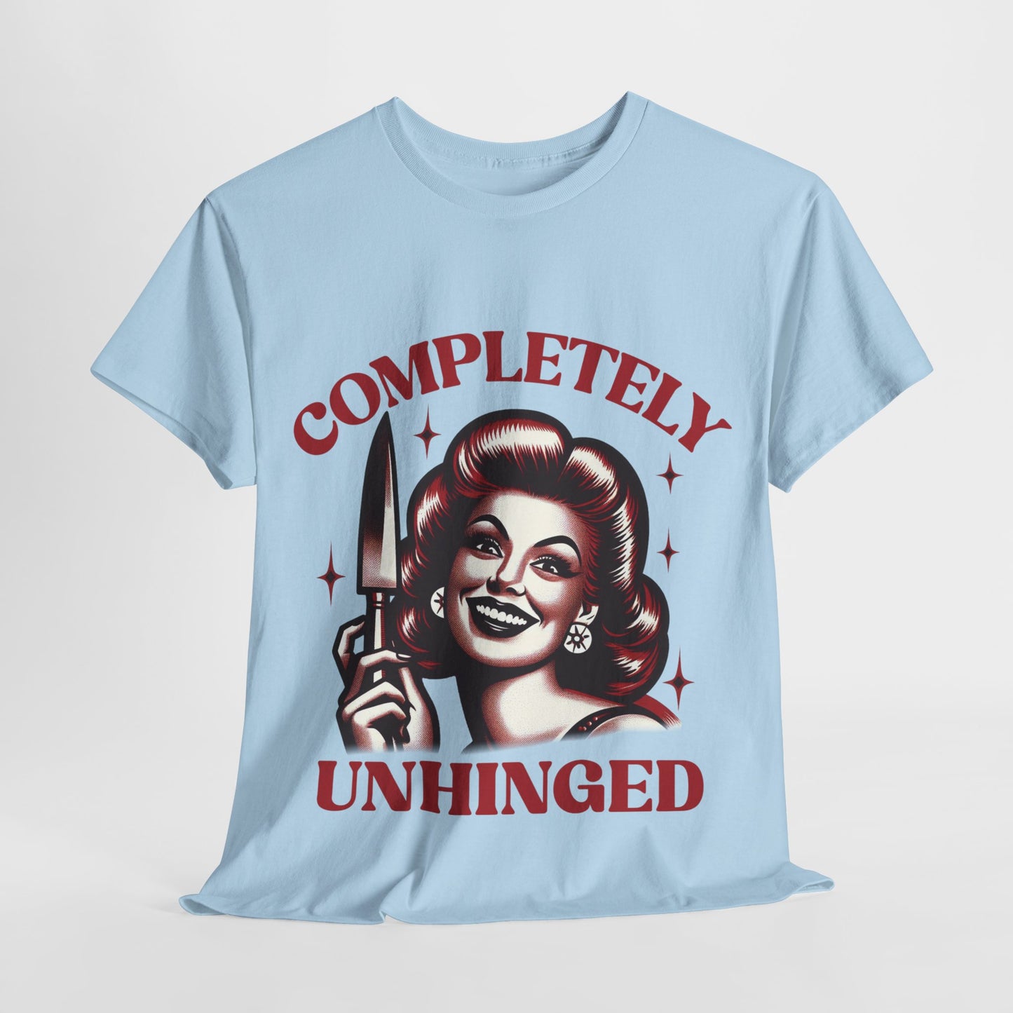 Completely Unhinged Unisex Heavy Cotton Tee