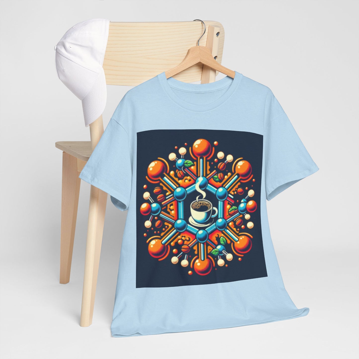 Color Bomb Coffee Cup Unisex Heavy Cotton Tee
