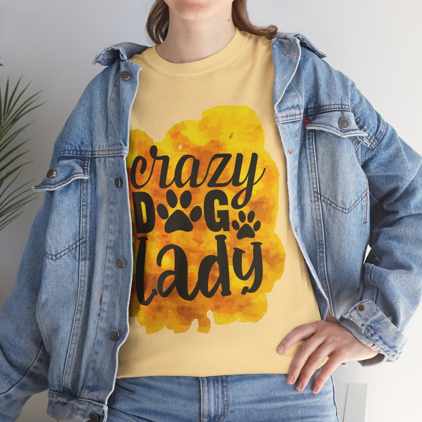 Crazy Dog Lady Unisex Heavy Cotton Tee
