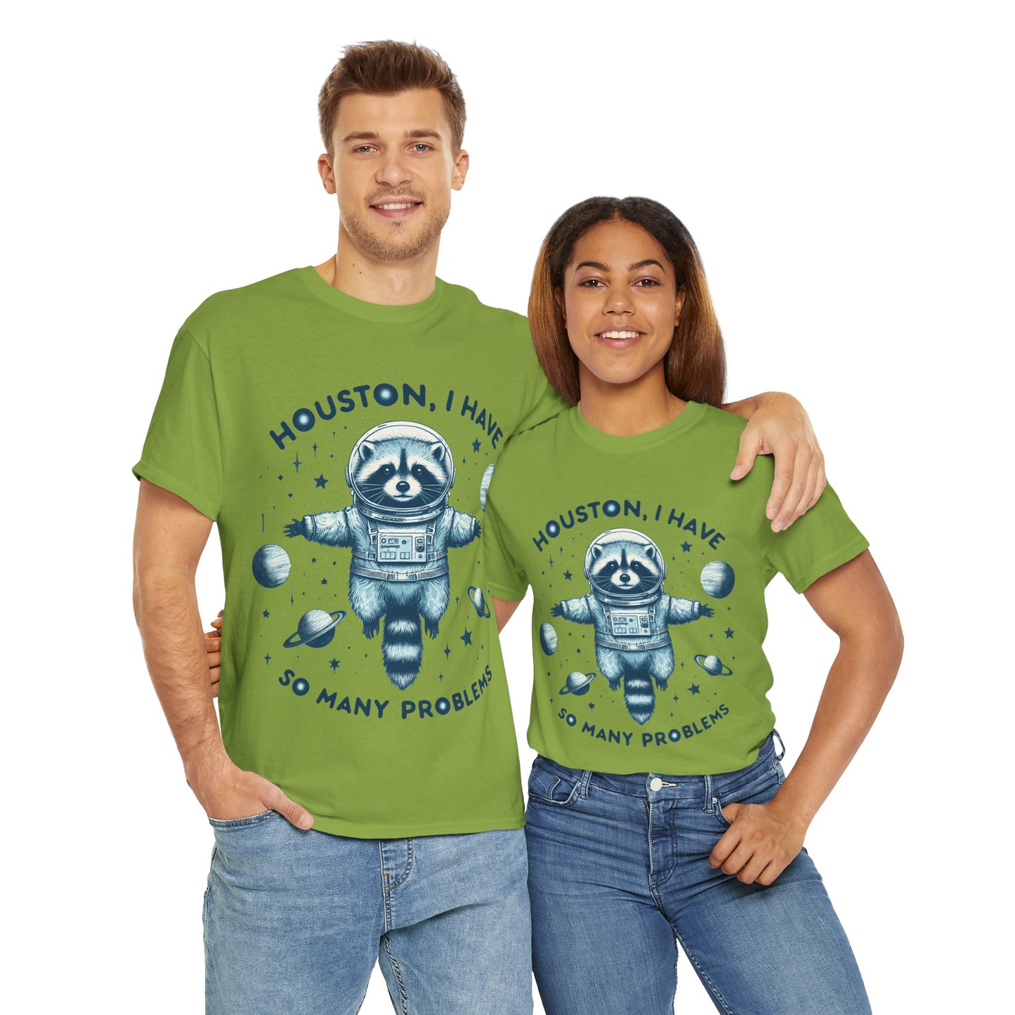 Houston I Have So Many Problems Unisex Heavy Cotton Tee