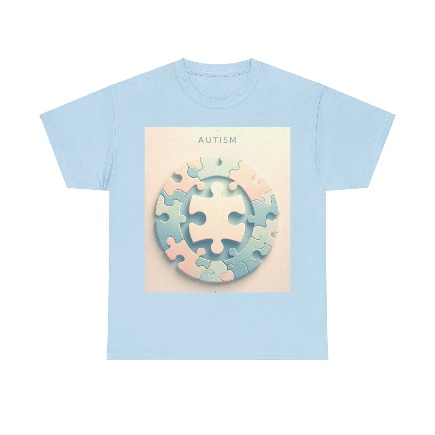 Autism Circle Unisex Heavy Cotton Tee