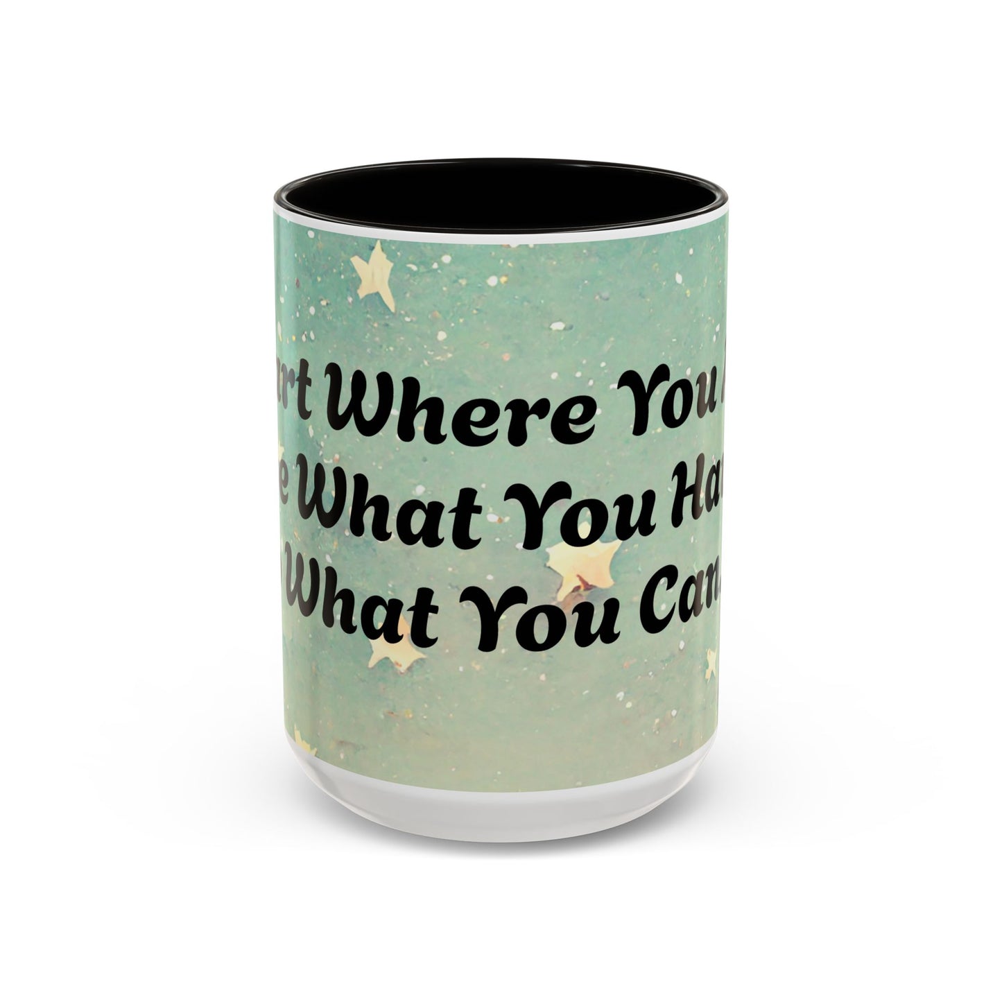 Start Where You Are Inspirational Colorful Mugs (11oz, 15oz)