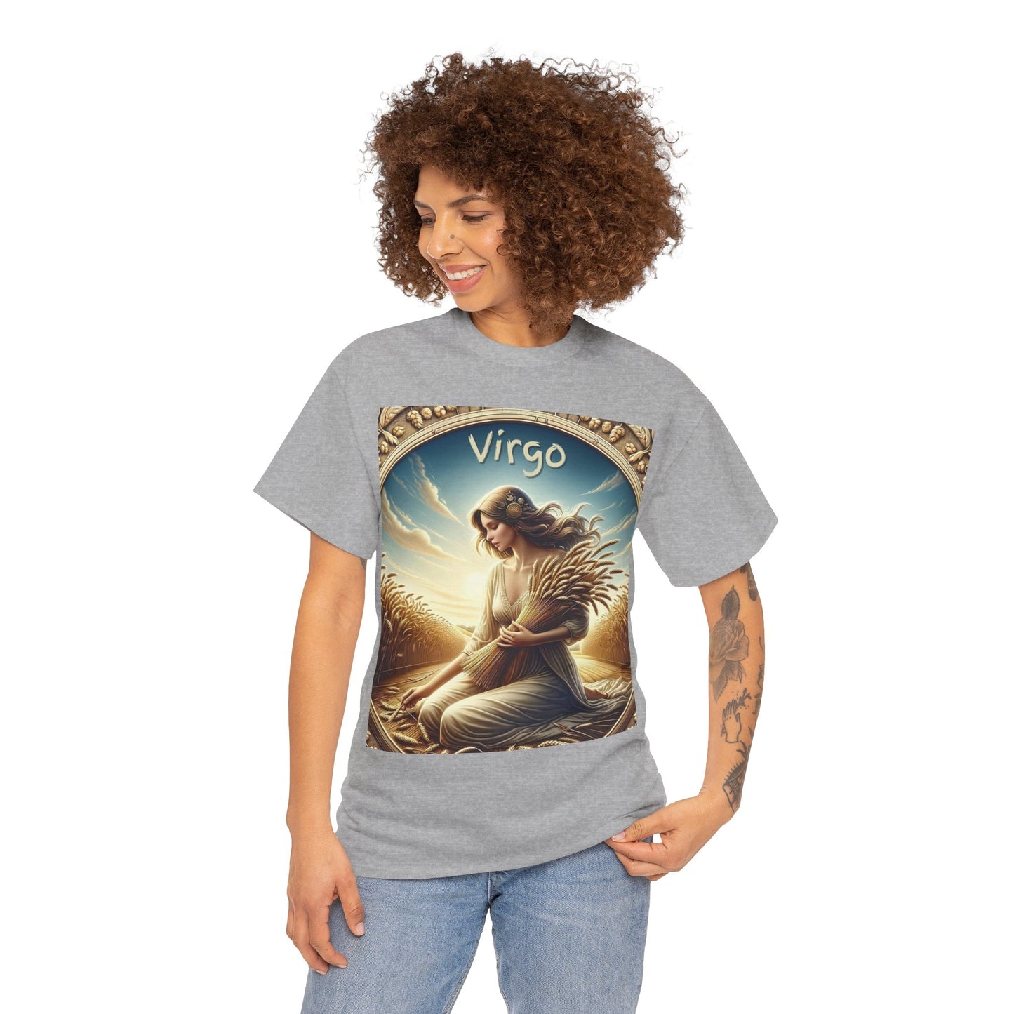 Virgo Unisex Heavy Cotton Tee
