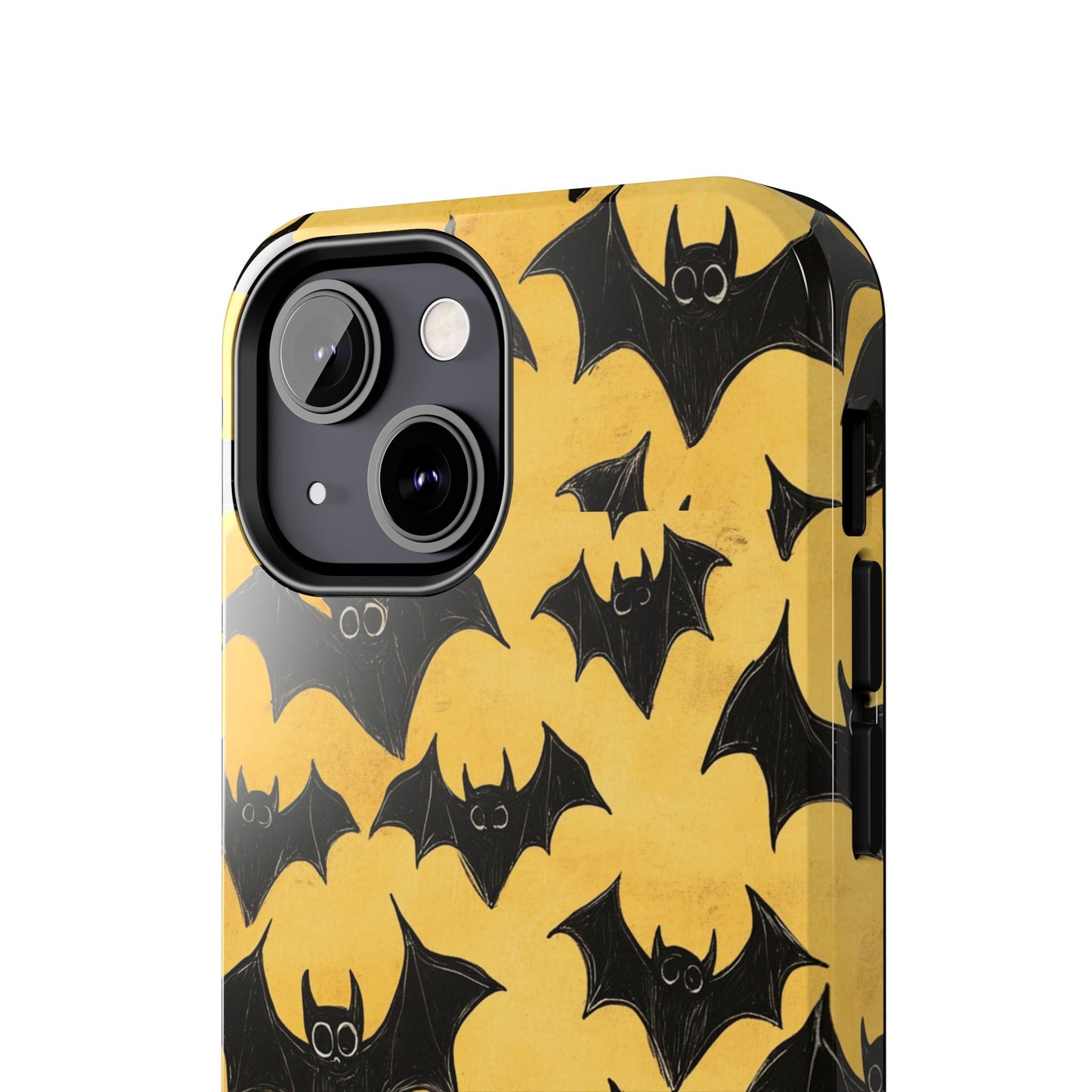 Halloween Yellow Bats Tough Phone Cases