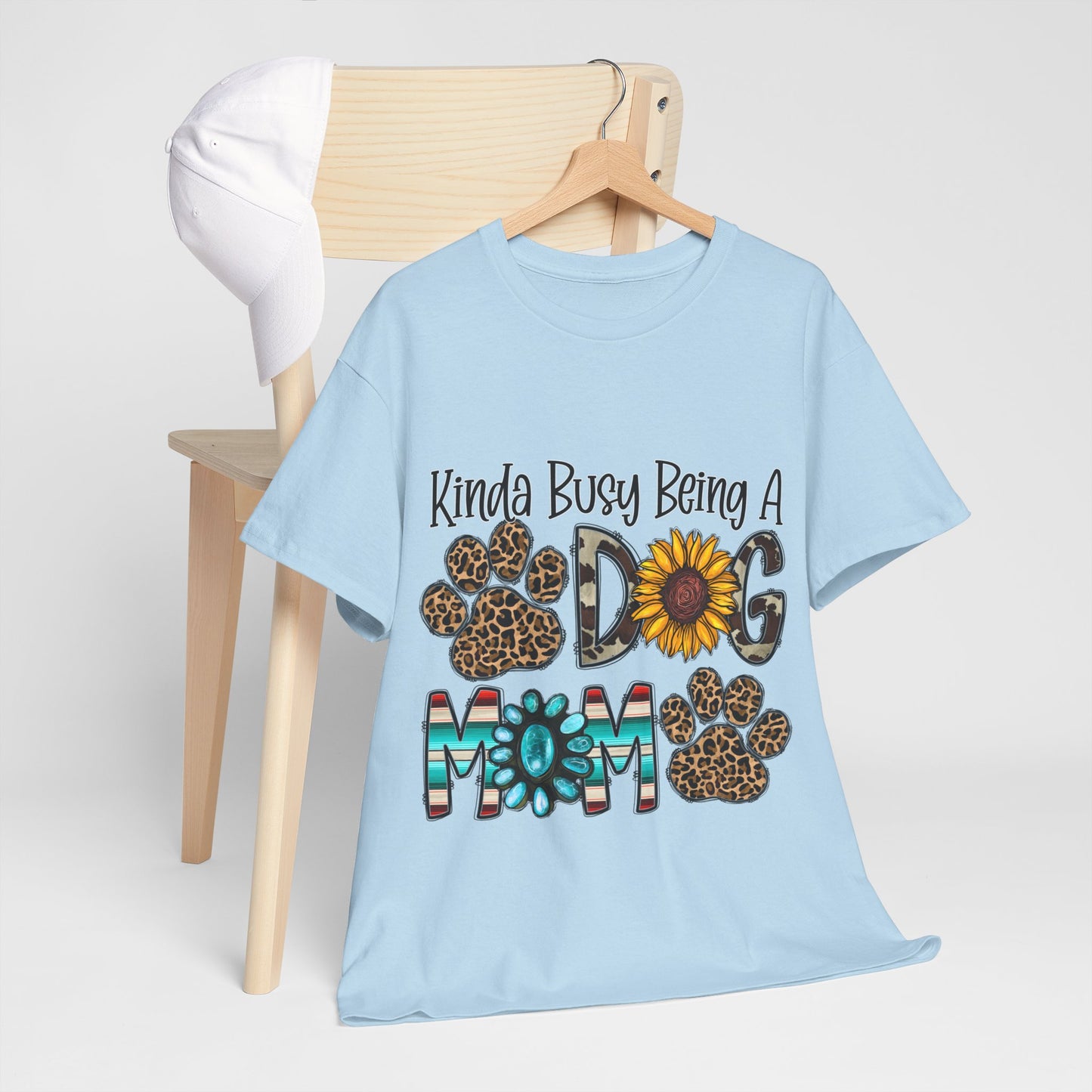 Busy Dog Mom Unisex Heavy Cotton Tee