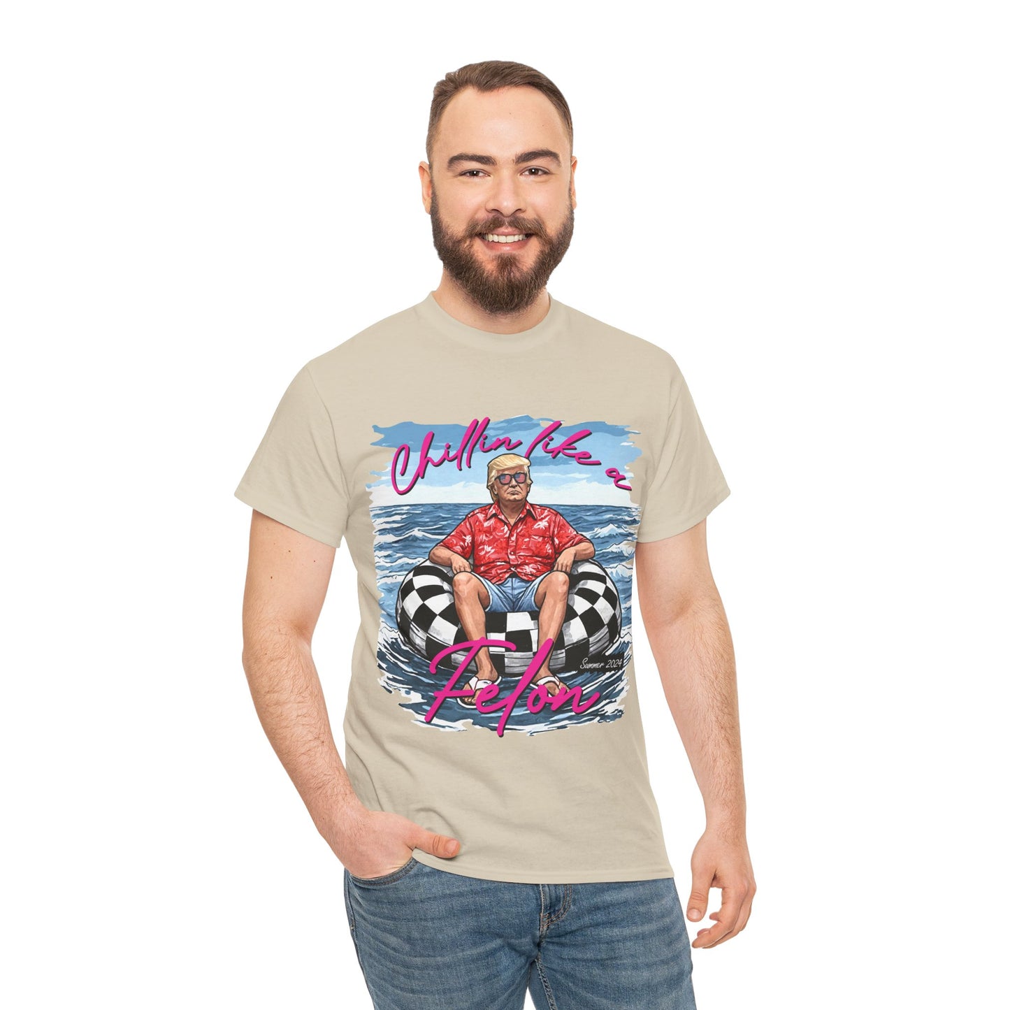 Trump Chillin' Unisex Heavy Cotton Tee