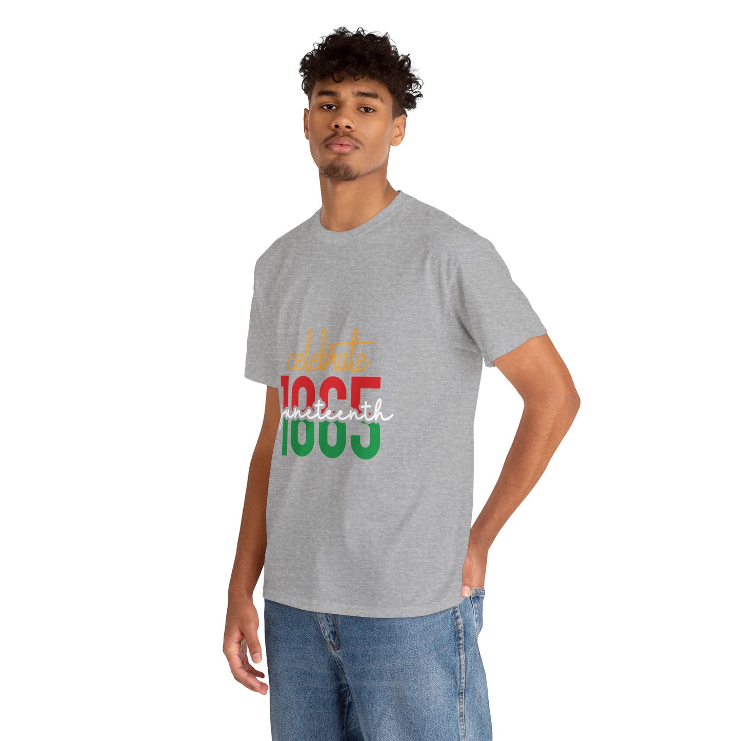 Celebrate Juneteenth Unisex Heavy Cotton Tee