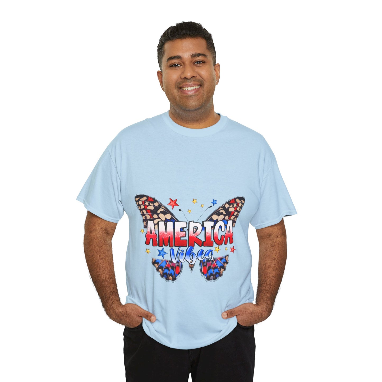 America Vibes Unisex Heavy Cotton Tee