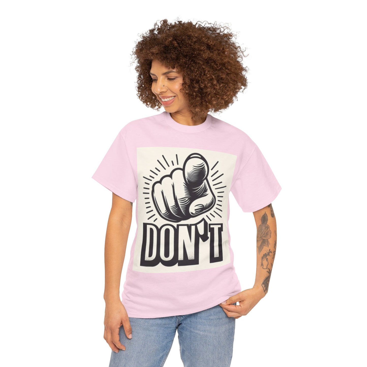 Don't Finger Unisex Heavy Cotton Tee