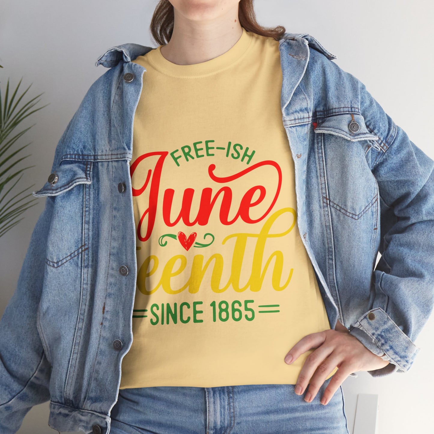 Juneteenth Free-ish Unisex Heavy Cotton Tee