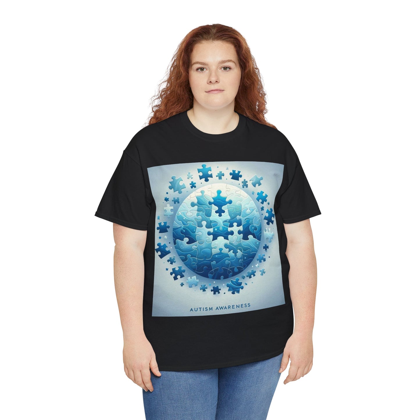 Autism Globe Unisex Heavy Cotton Tee