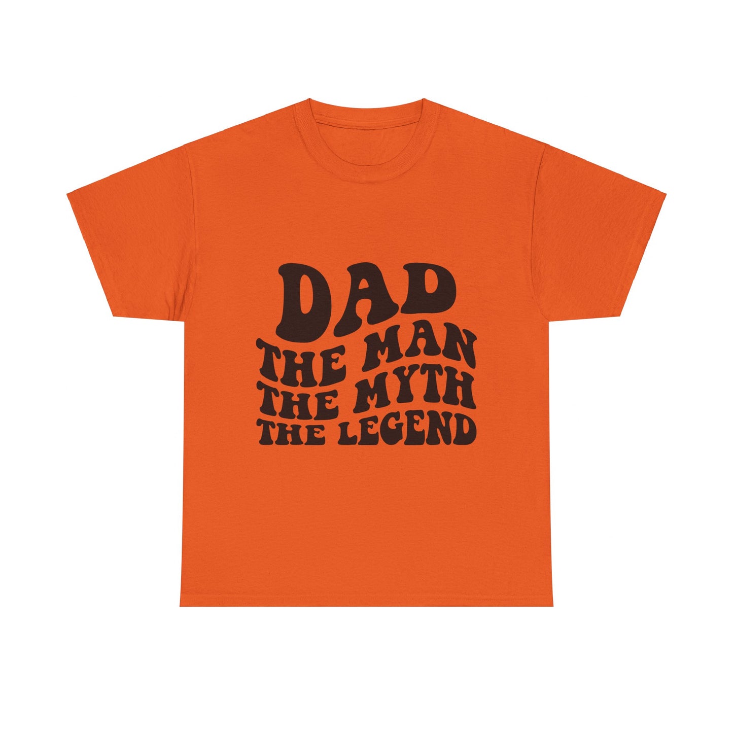 Dad Man Myth Legend Unisex Heavy Cotton Tee