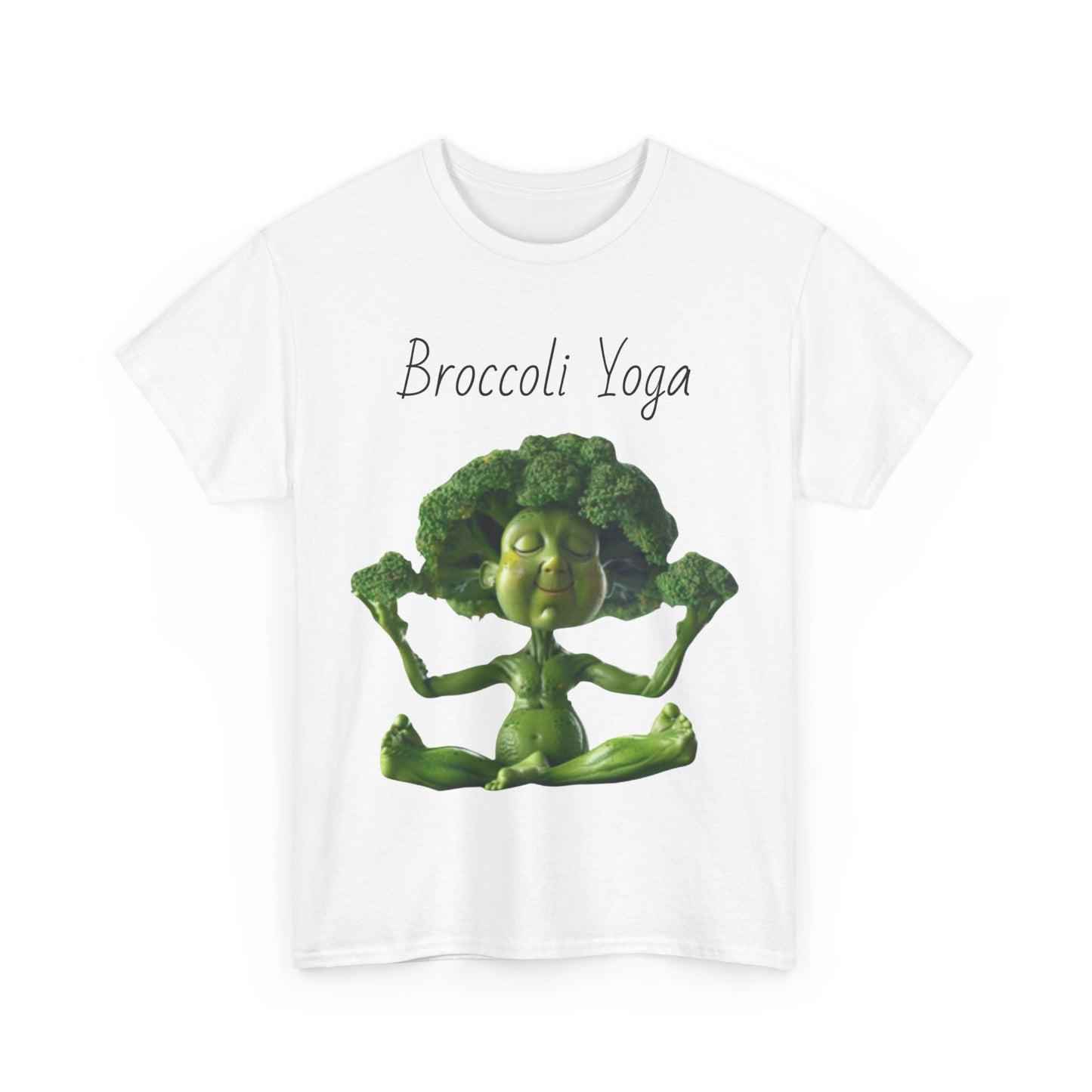 Broccoli Yoga Unisex Heavy Cotton Tee