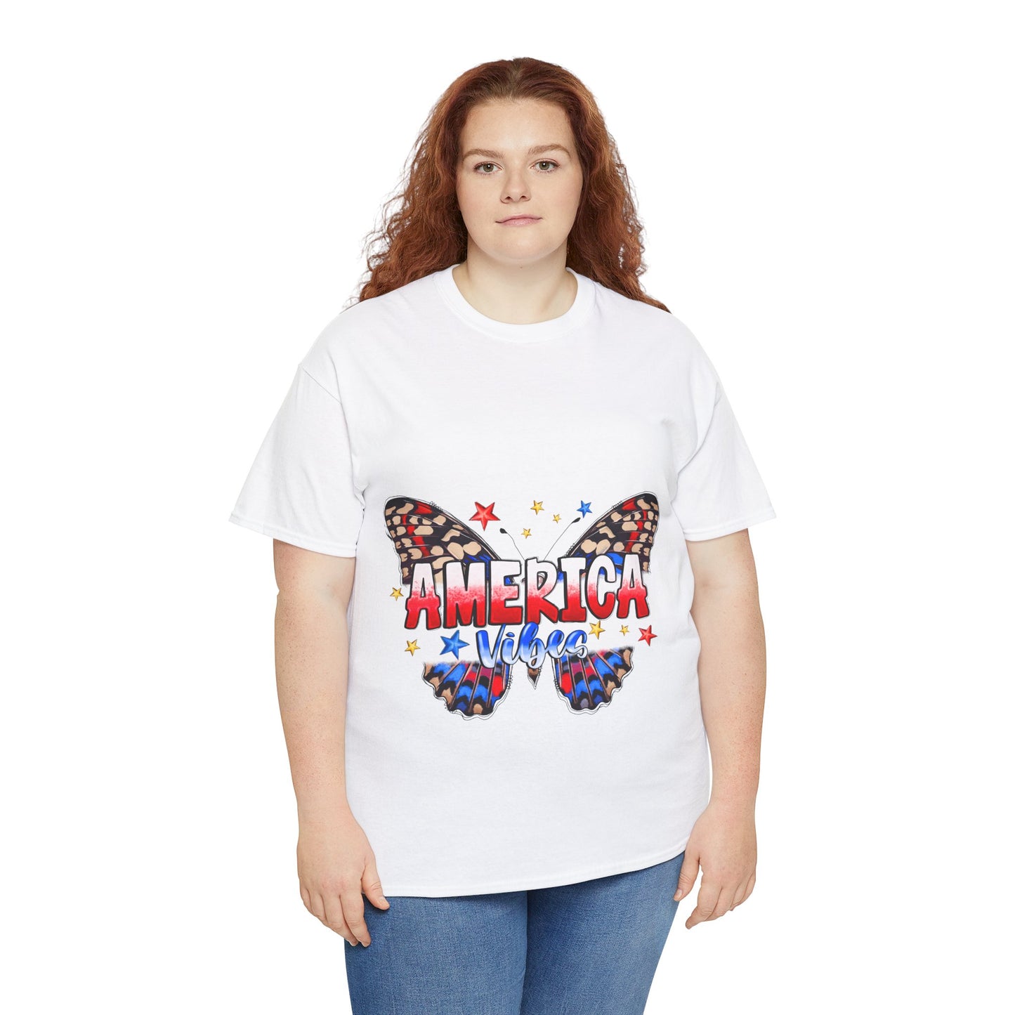 America Vibes Unisex Heavy Cotton Tee