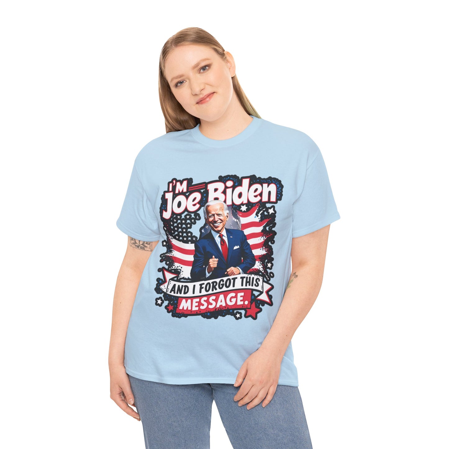 Biden I Forgot Unisex Heavy Cotton Tee