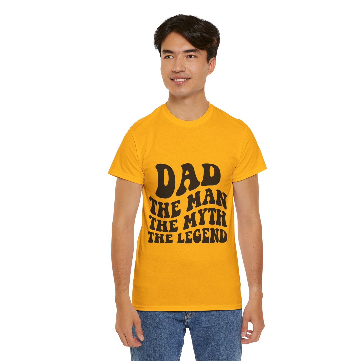 Dad Man Myth Legend Unisex Heavy Cotton Tee