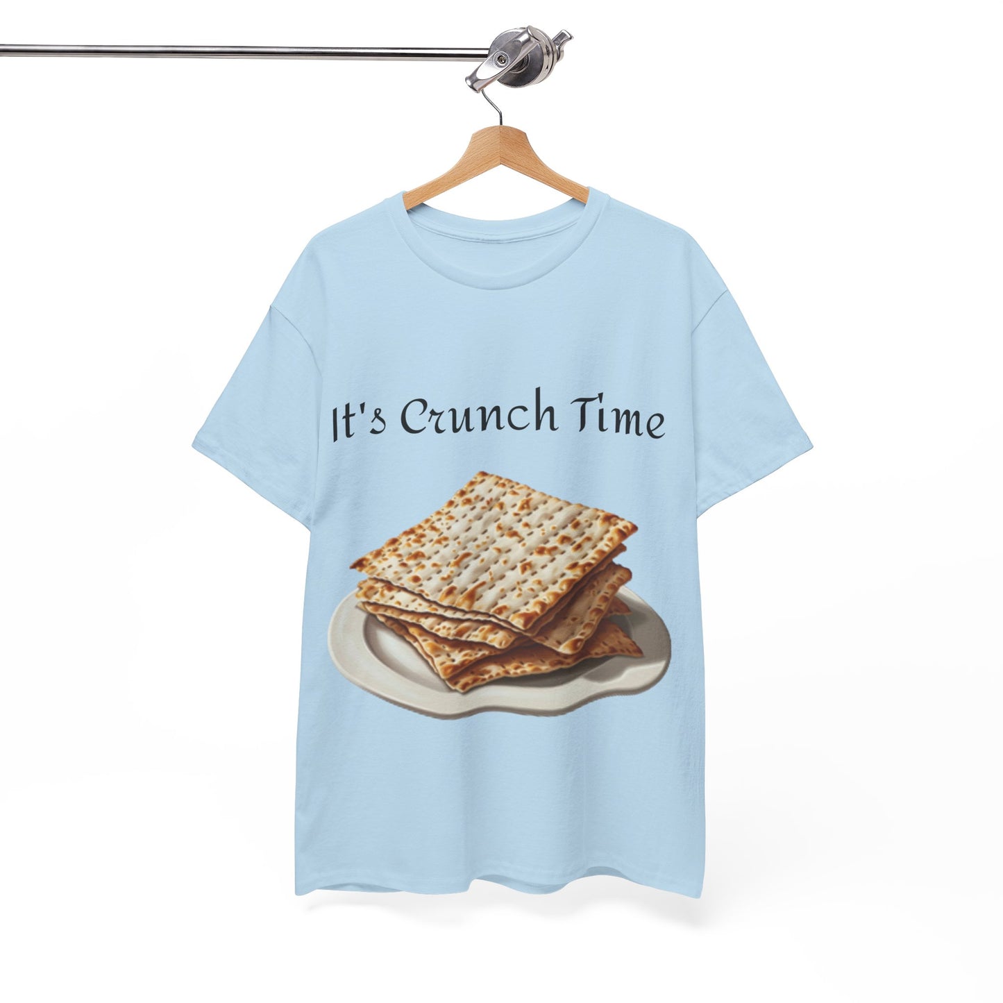 It's Crunch Time Matza Unisex Heavy Cotton Tee