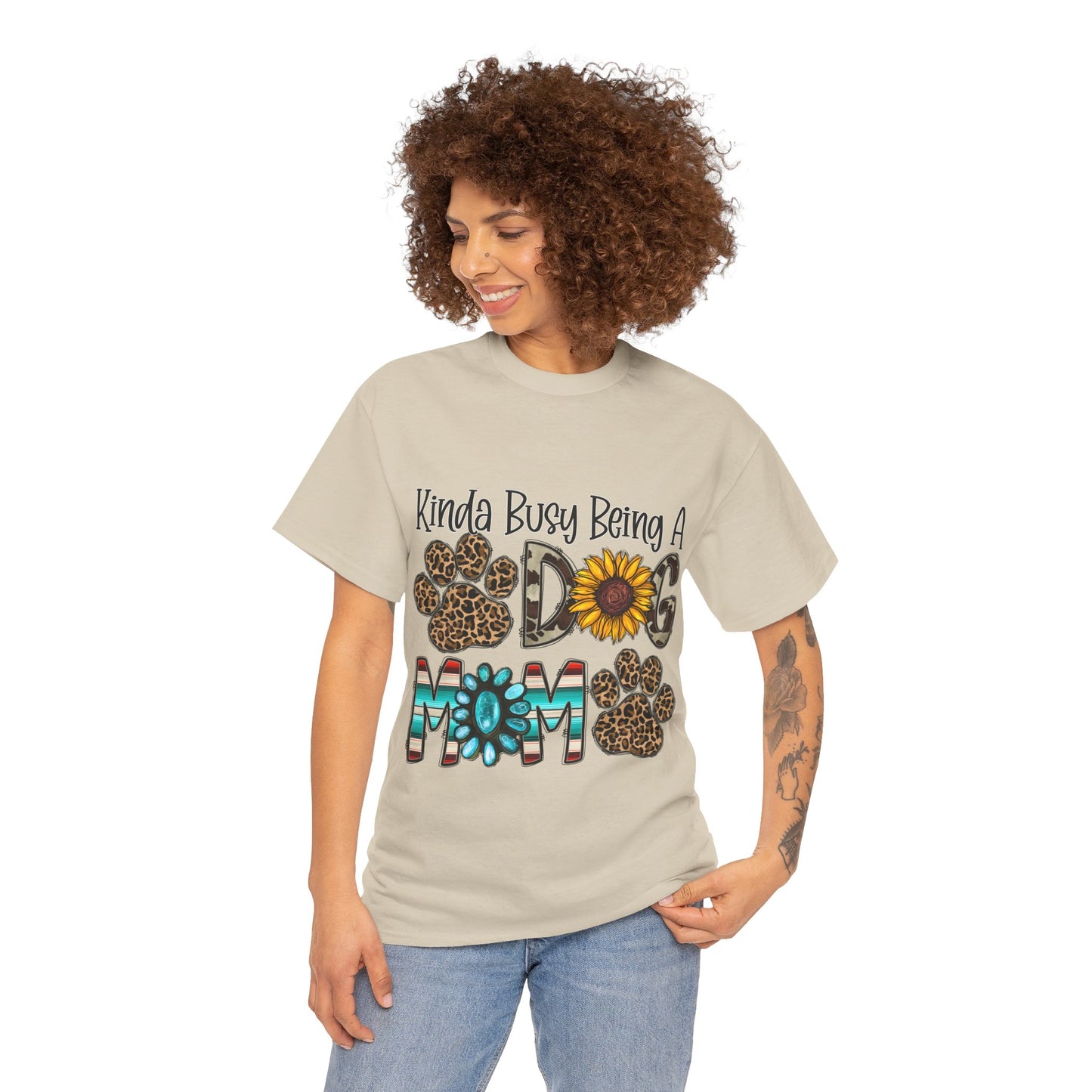 Busy Dog Mom Unisex Heavy Cotton Tee