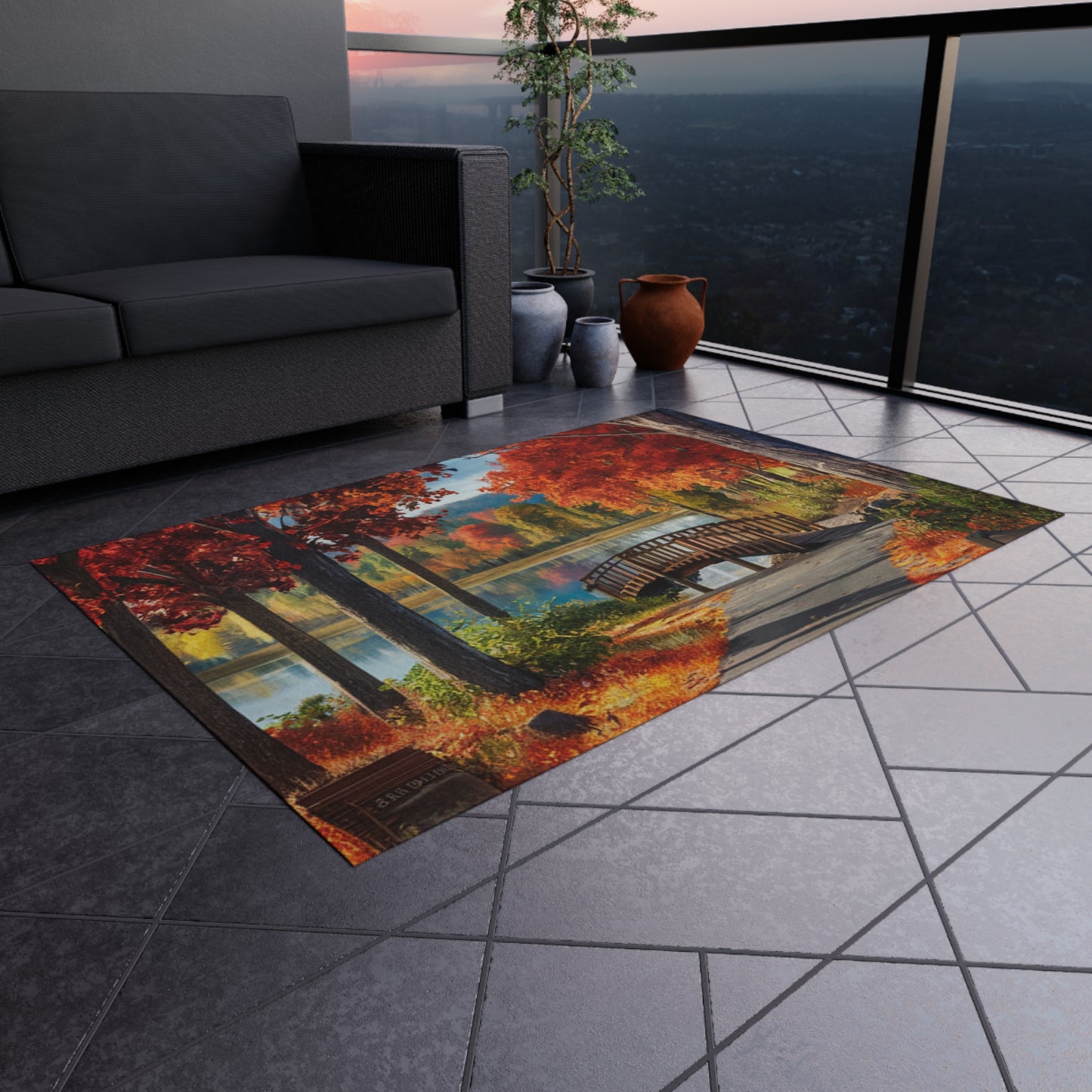 Autumn Day Outdoor Rug