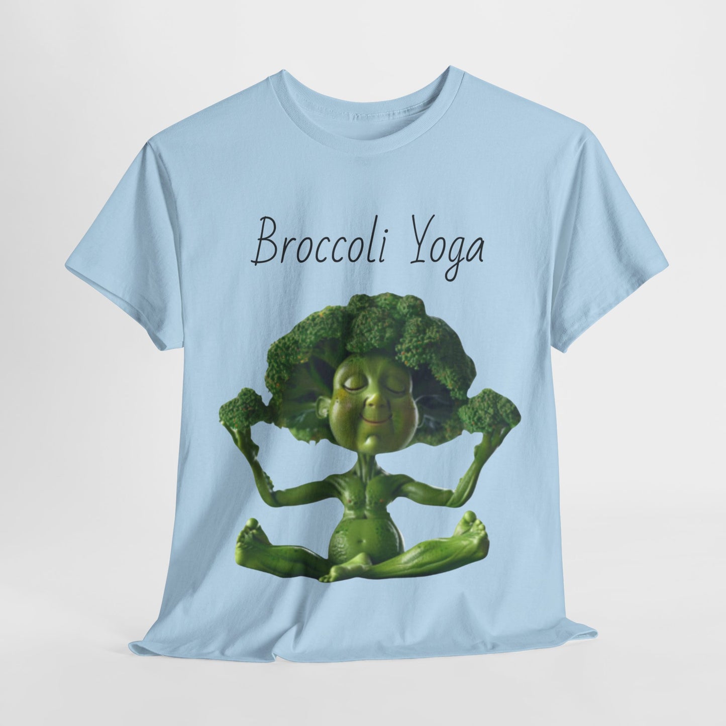 Broccoli Yoga Unisex Heavy Cotton Tee