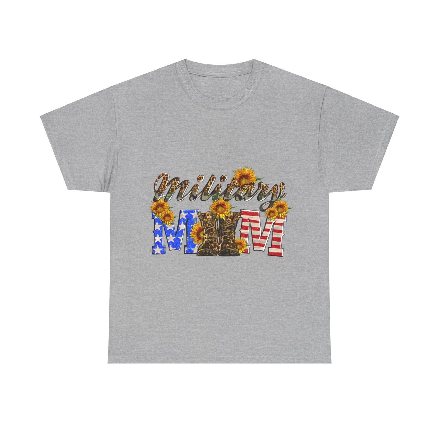 Military Mom Unisex Heavy Cotton Tee