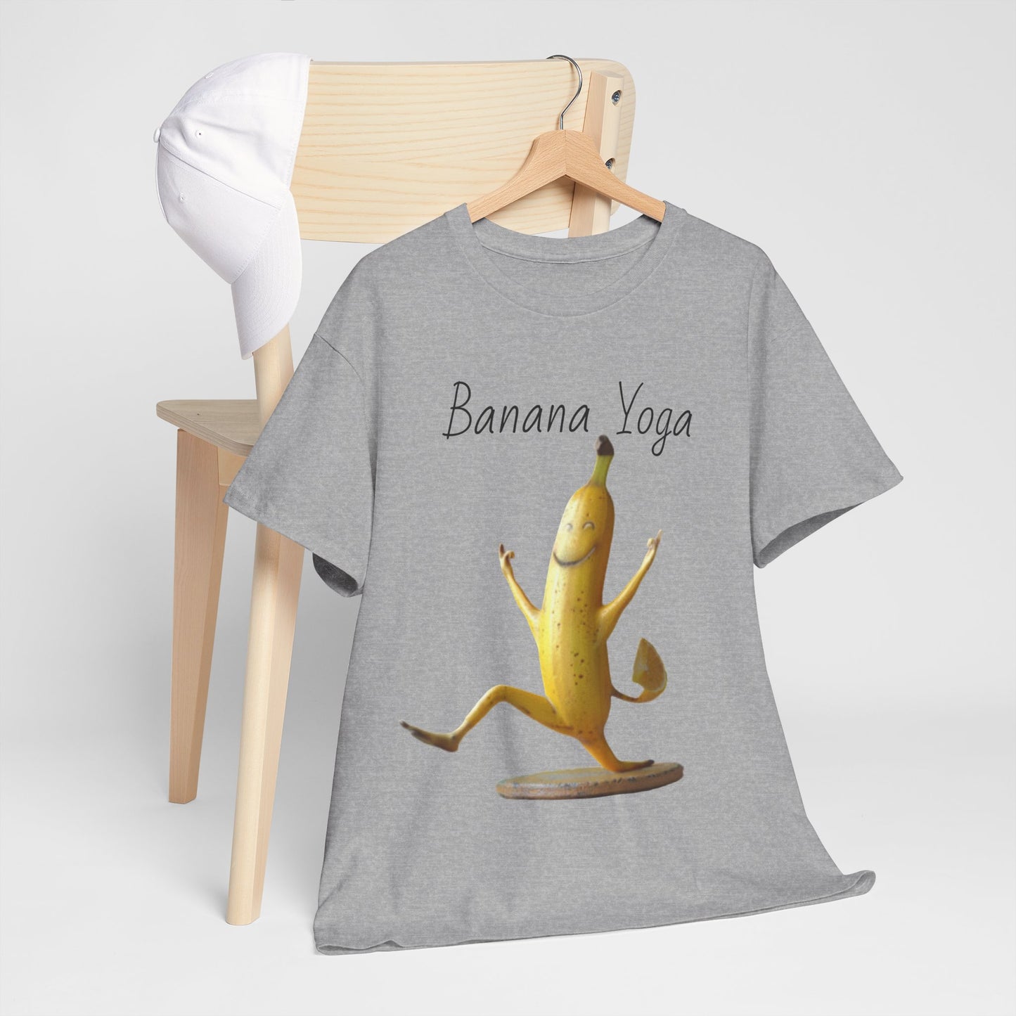 Banana Yoga2 Unisex Heavy Cotton Tee