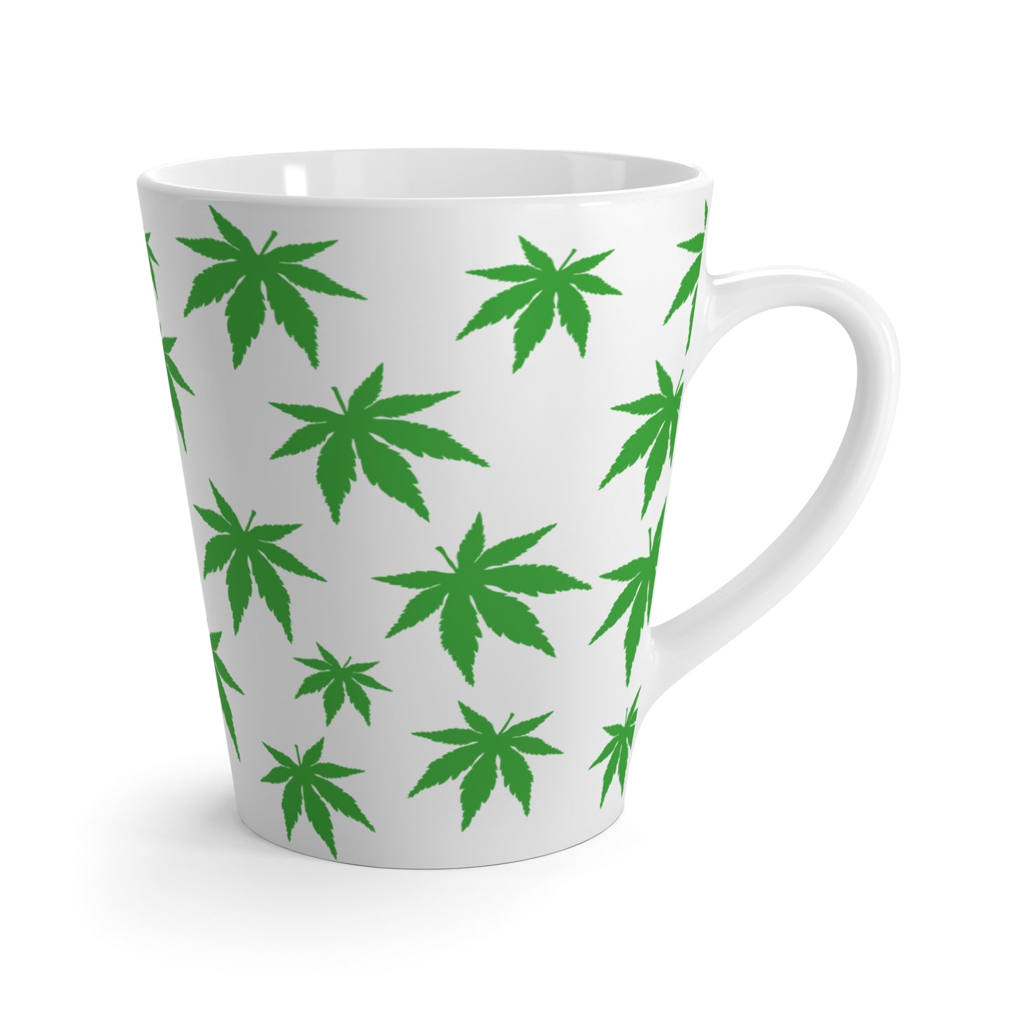 Cannabis Leaf Latte Mug