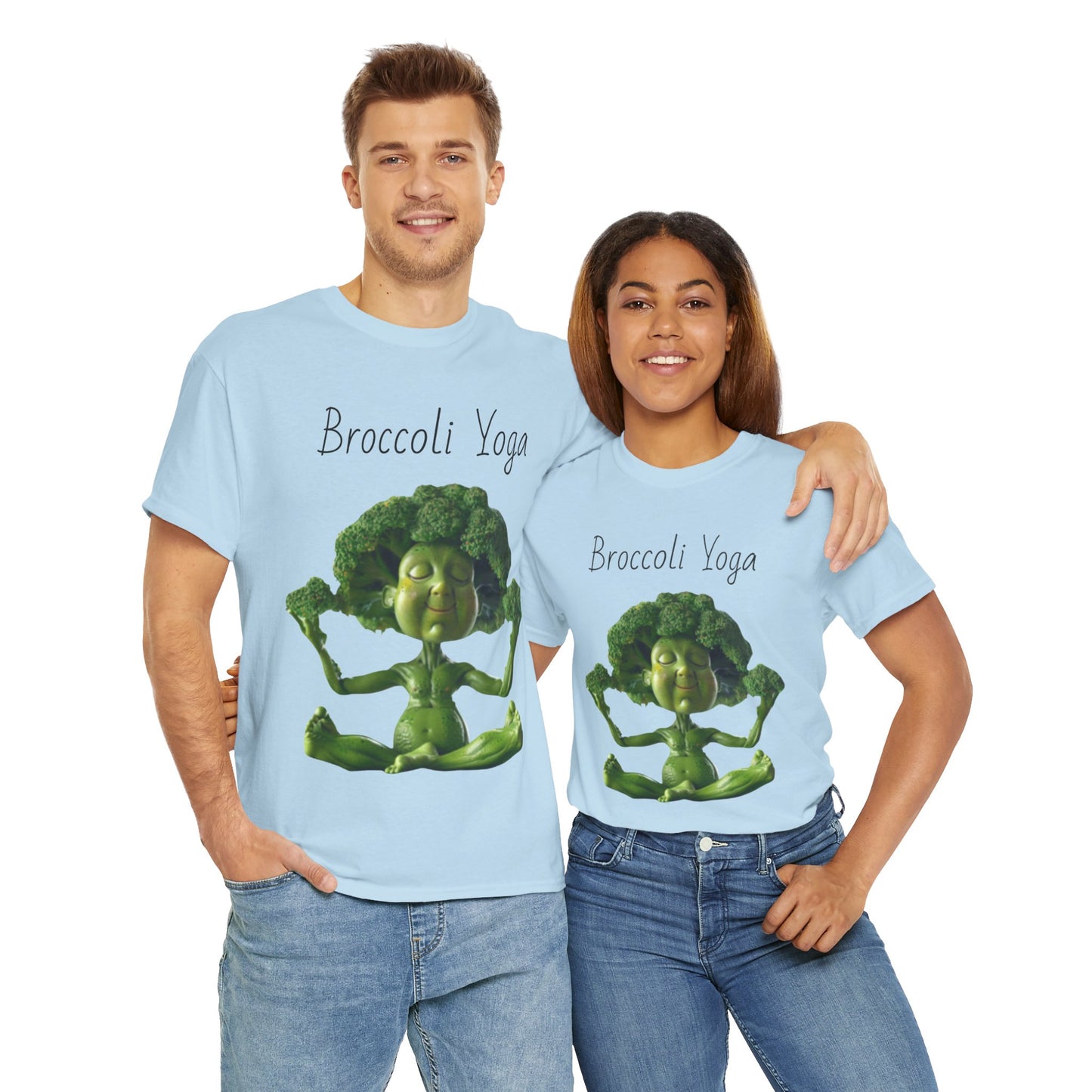 Broccoli Yoga Unisex Heavy Cotton Tee