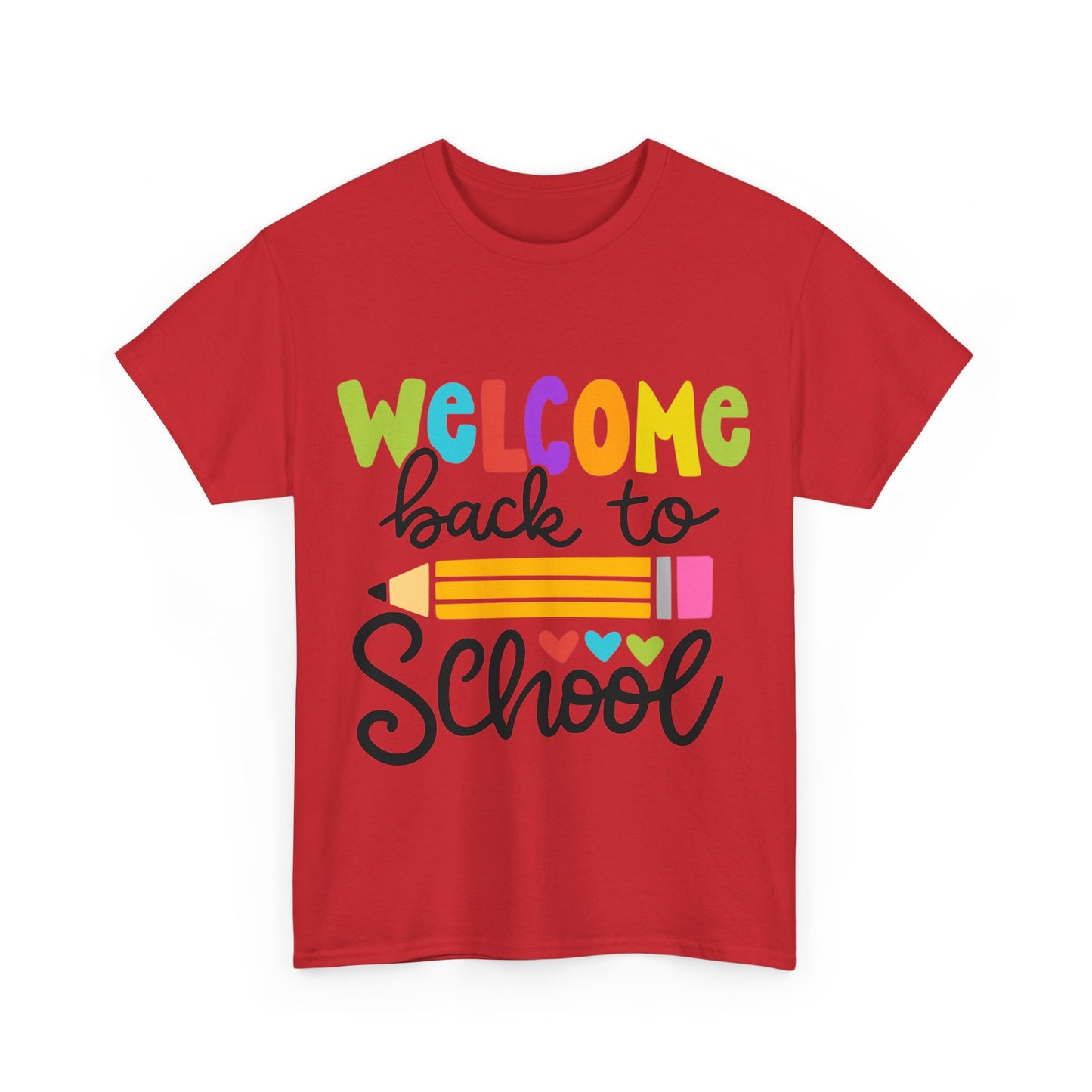 Welcome Back To School Unisex Heavy Cotton Tee