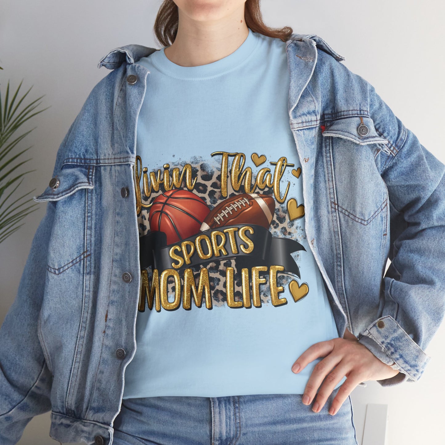 Sports Life Mom Unisex Heavy Cotton Tee