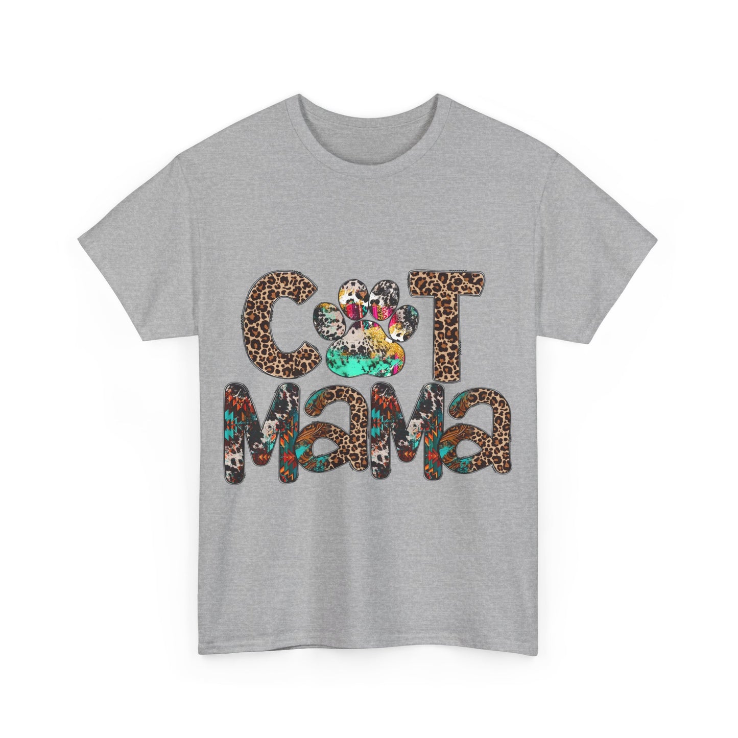 Cat Mama2 Unisex Heavy Cotton Tee