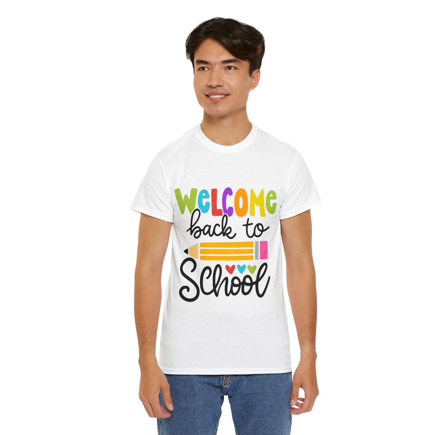 Welcome Back To School Unisex Heavy Cotton Tee