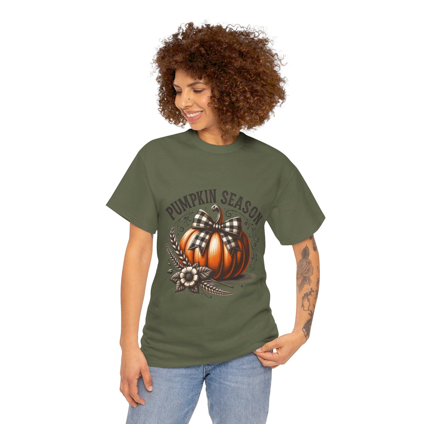 Pumpkin Season Unisex Heavy Cotton Tee