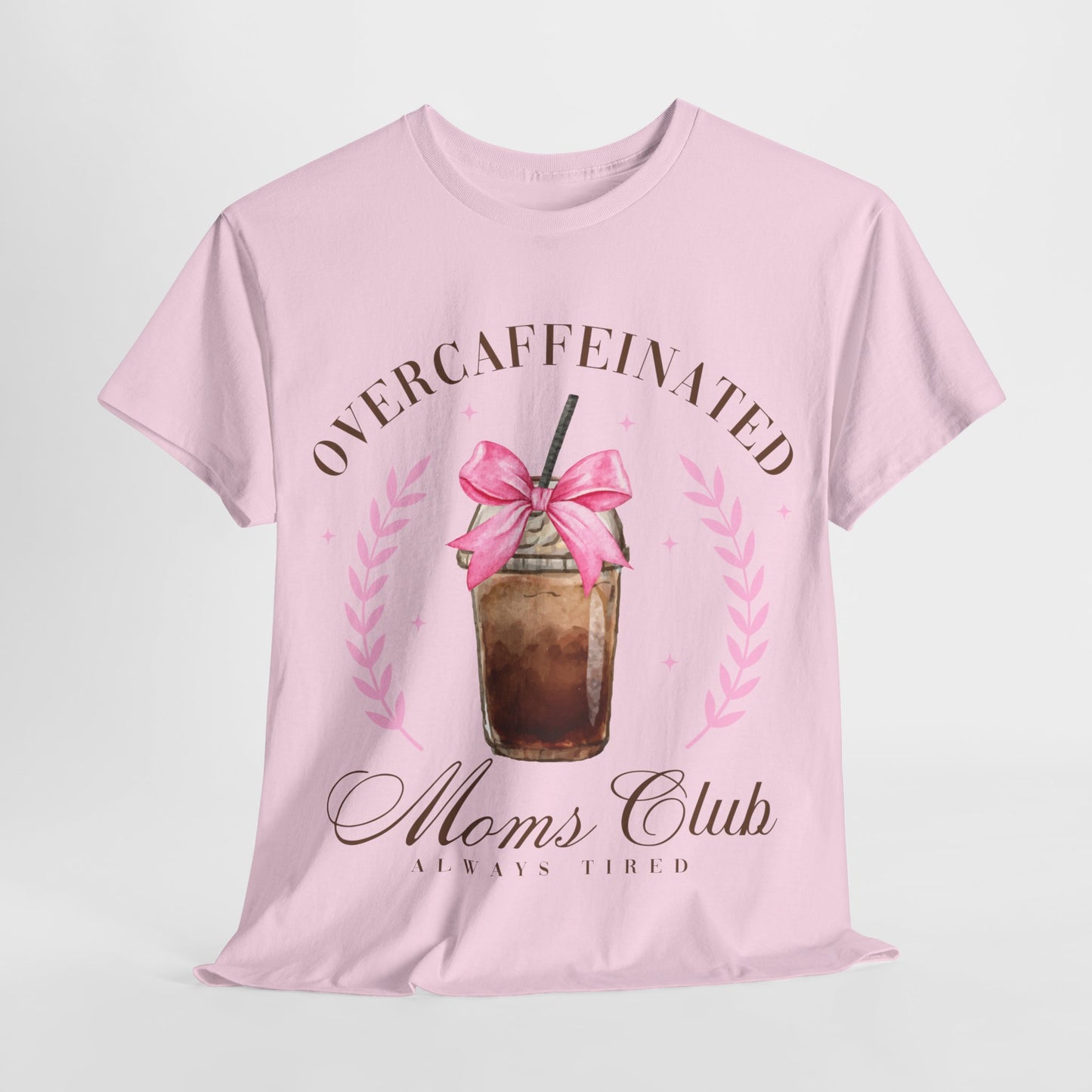 Over-caffeinated Mom Unisex Heavy Cotton Tee