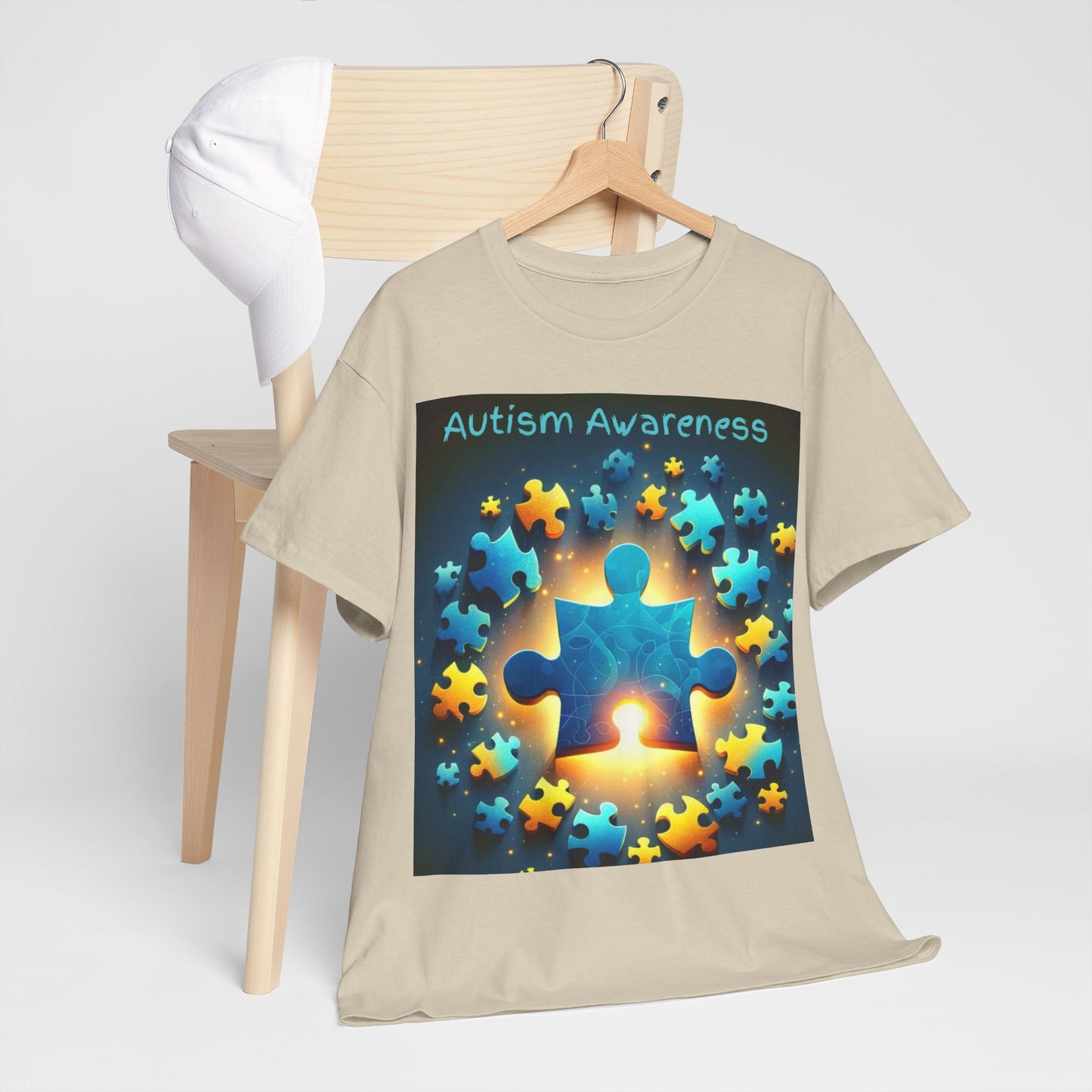 Autism Glow Unisex Heavy Cotton Tee