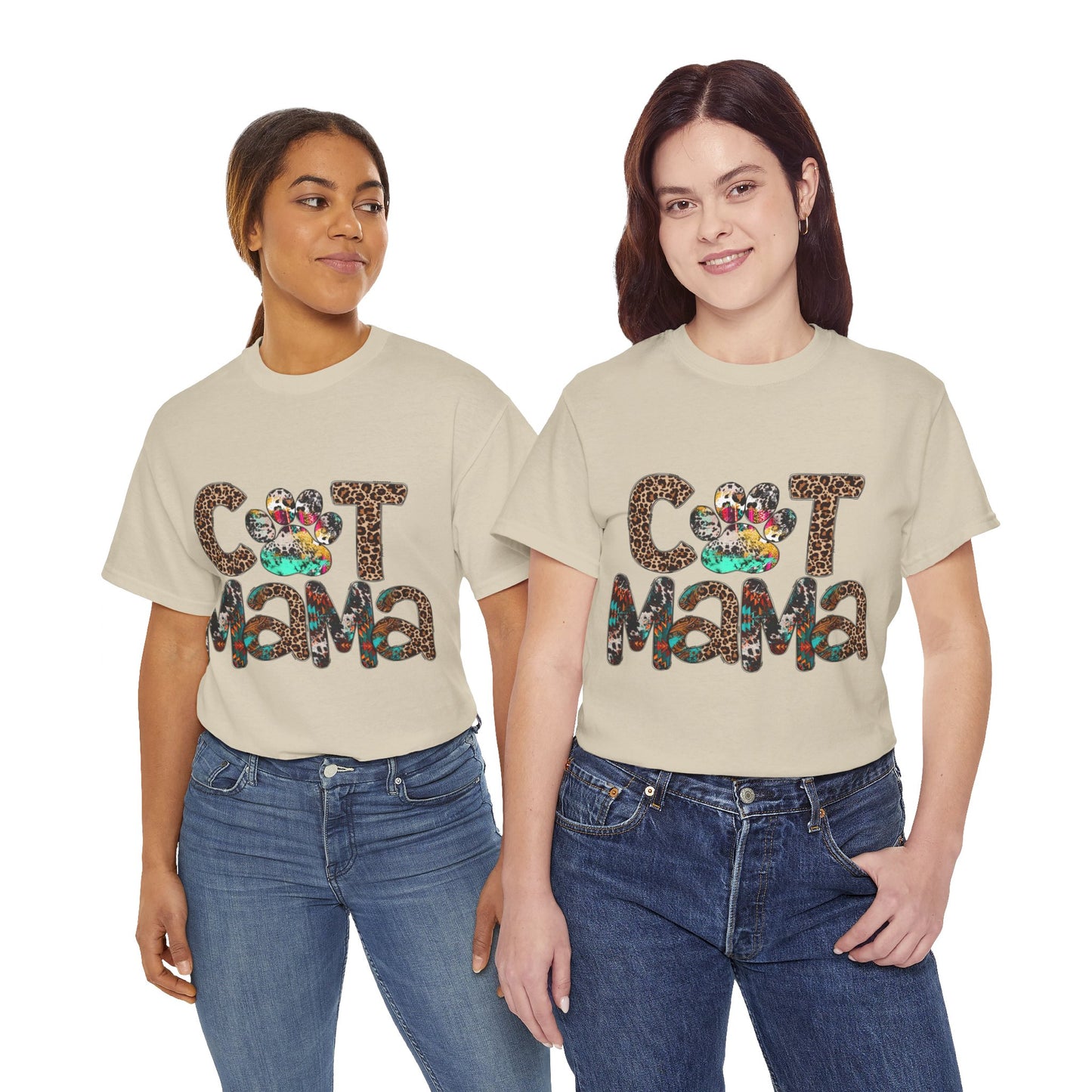 Cat Mama2 Unisex Heavy Cotton Tee