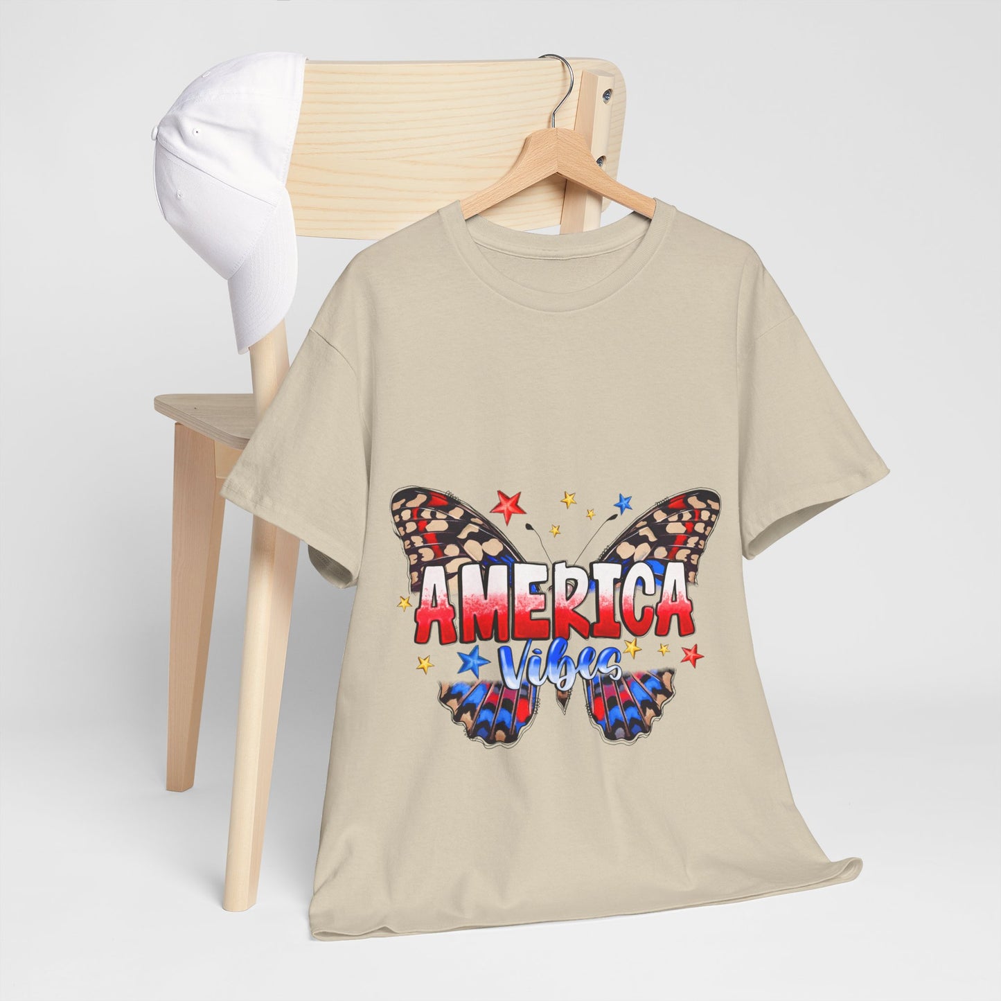 America Vibes Unisex Heavy Cotton Tee