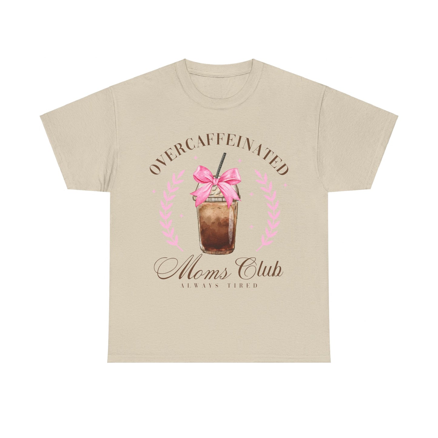 Over-caffeinated Mom Unisex Heavy Cotton Tee