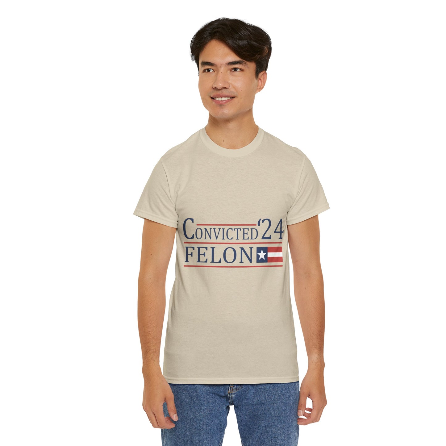 Convicted Felon Unisex Heavy Cotton Tee