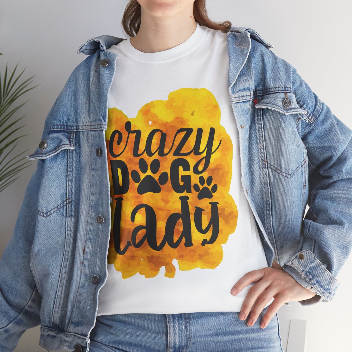 Crazy Dog Lady Unisex Heavy Cotton Tee