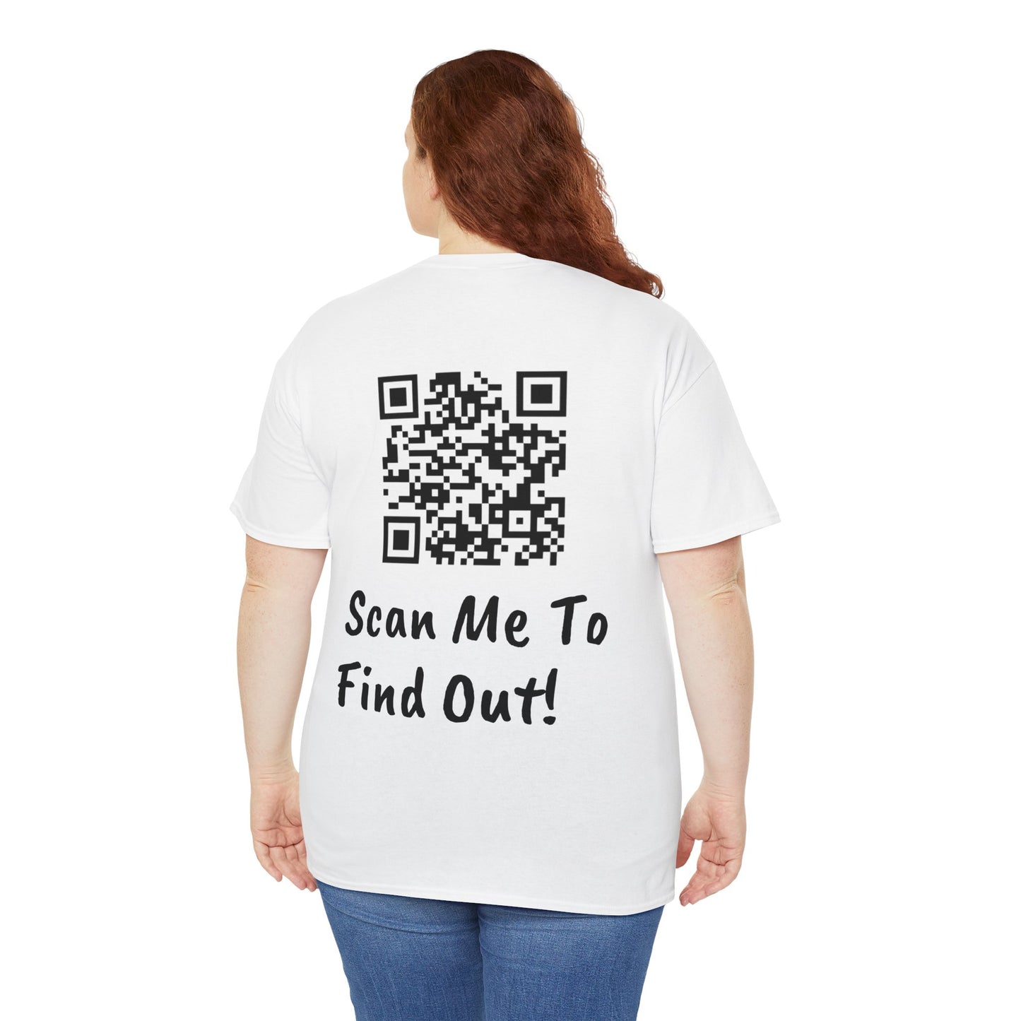 QR Code Unisex Heavy Cotton Tee