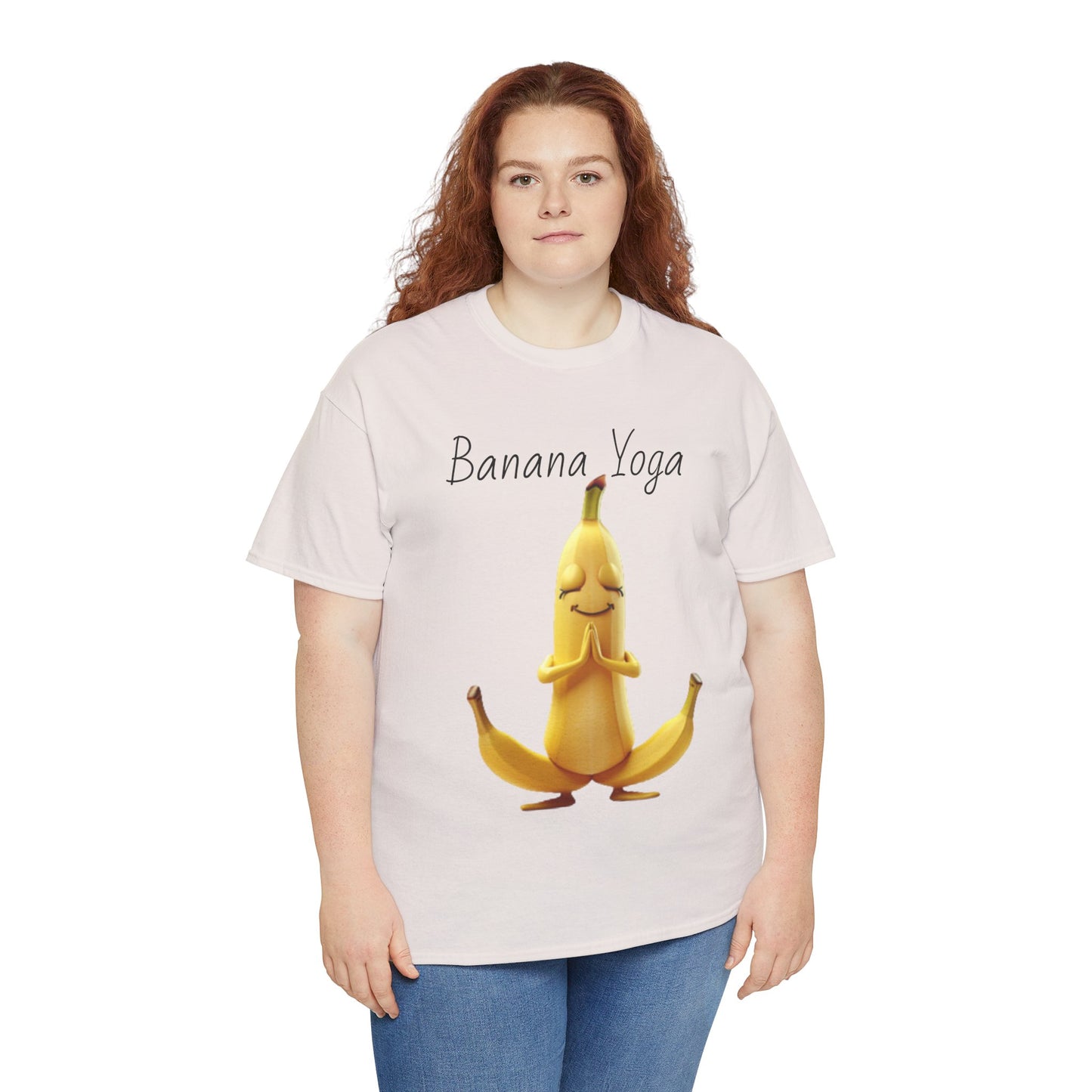 Banana Yoga Unisex Heavy Cotton Tee