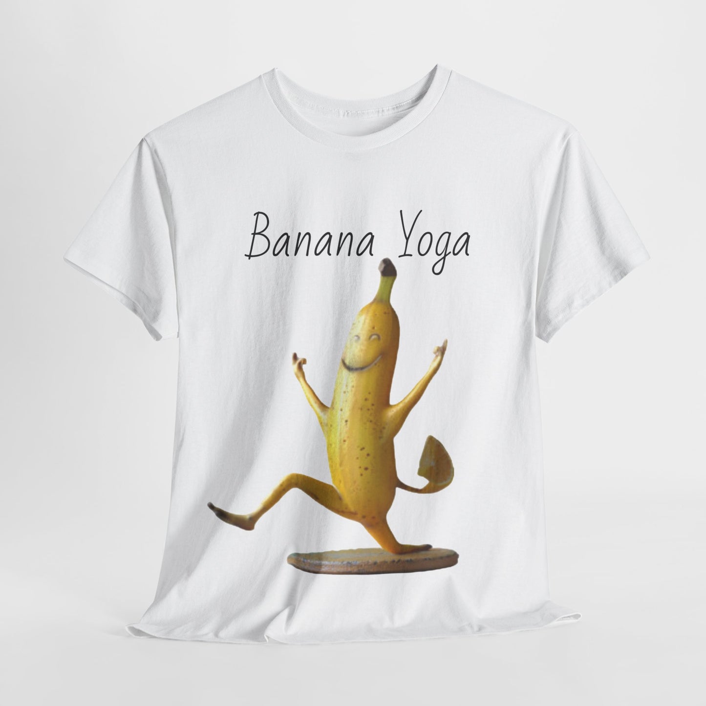 Banana Yoga2 Unisex Heavy Cotton Tee