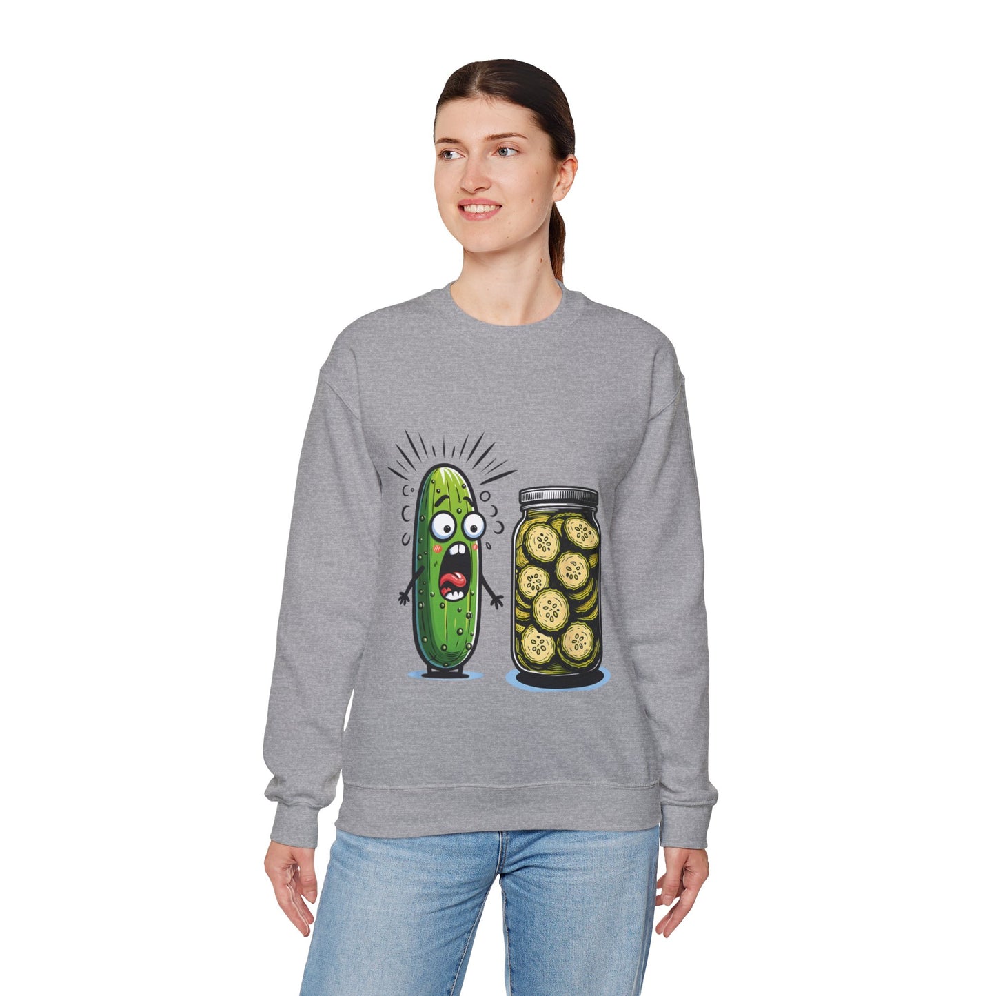 Terrified Pickle Unisex Heavy Blend™ Crewneck Sweatshirt